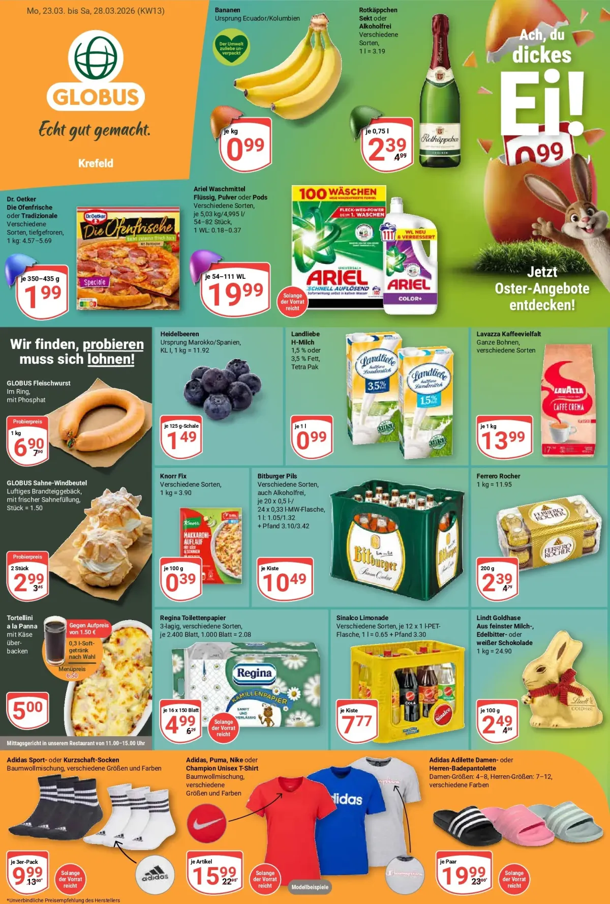 Globus - Krefeld-Prospekt gültig vom 23.03.2026 bis 28.03.2026