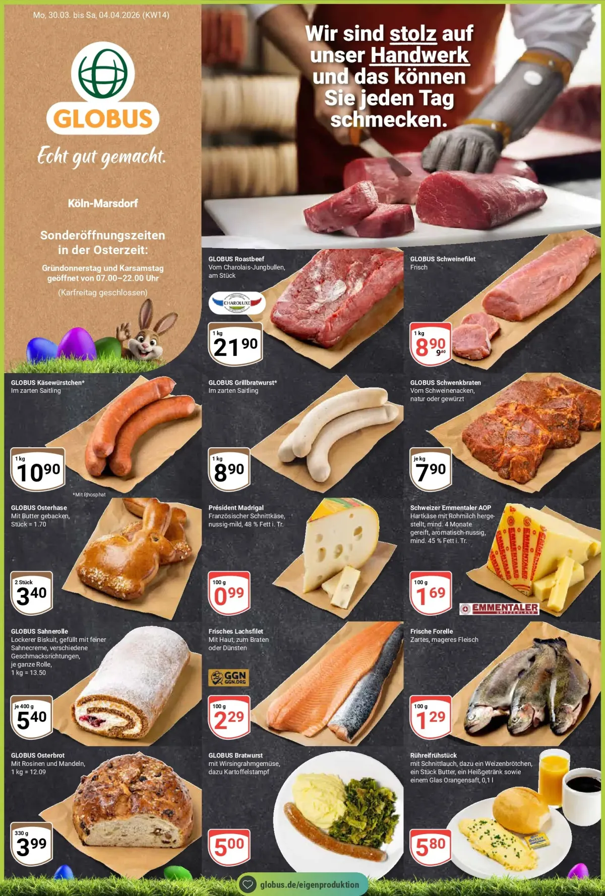 Globus - Köln-Marsdorf-Prospekt gültig vom 30.03.2026 bis 04.04.2026