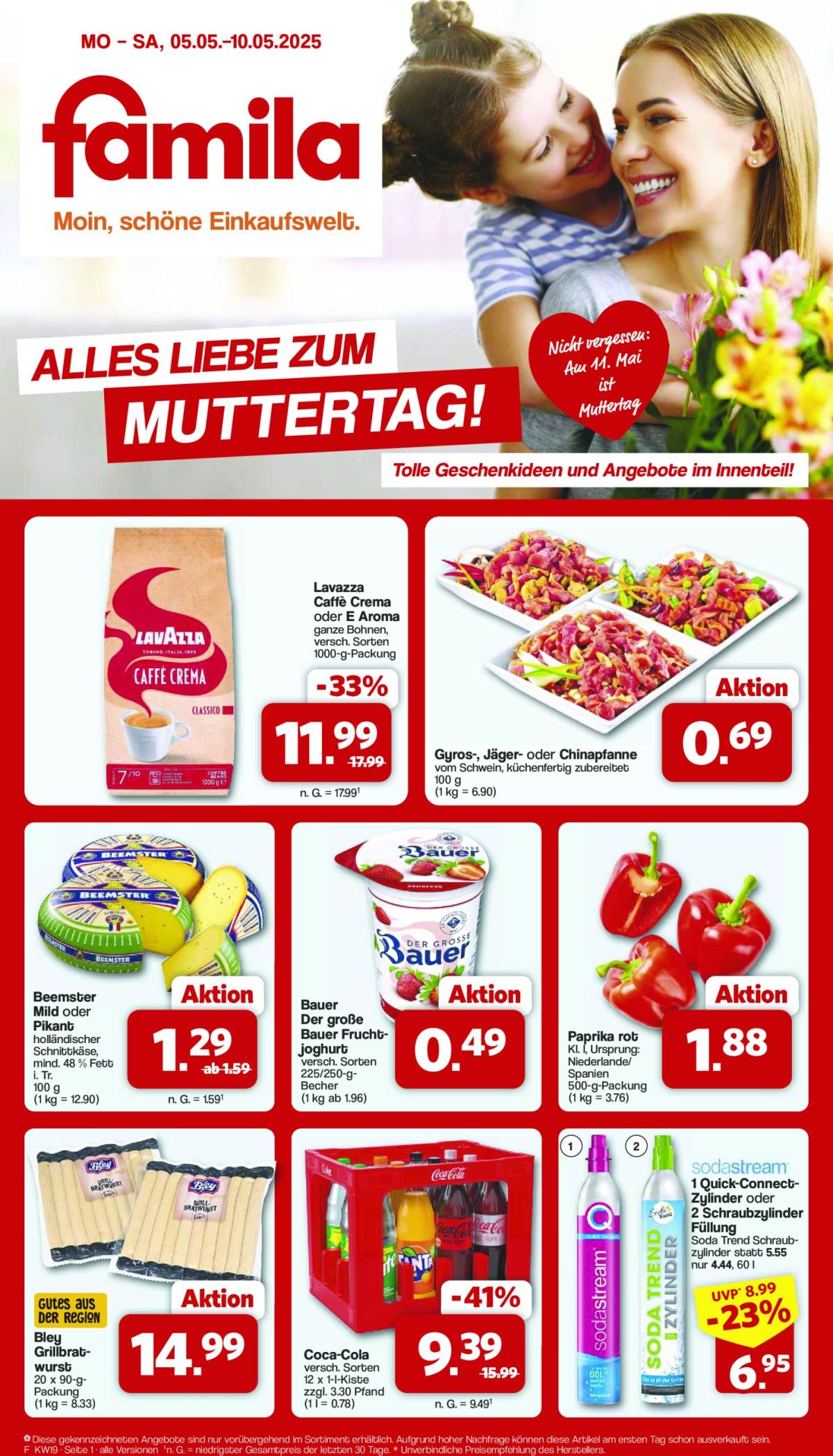 Famila Nordwest-Prospekt gültig von 05.05. bis 10.05.