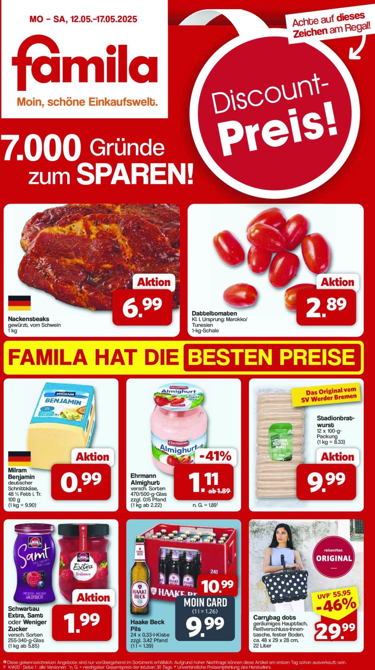 Famila Nordwest-Prospekt gültig von 12.05. bis 17.05.