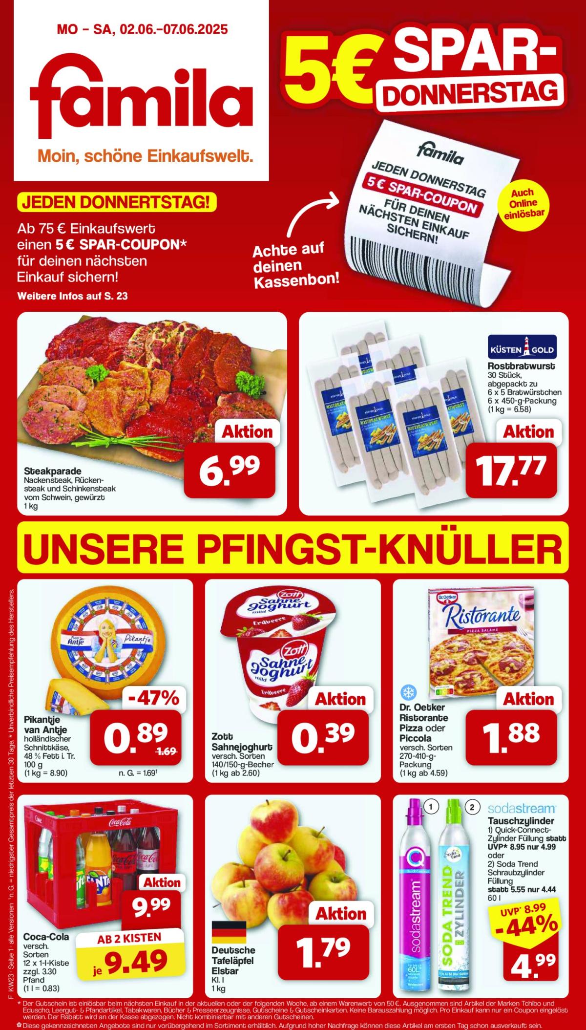 Famila Nordwest-Prospekt gültig von 02.06. bis 07.06.