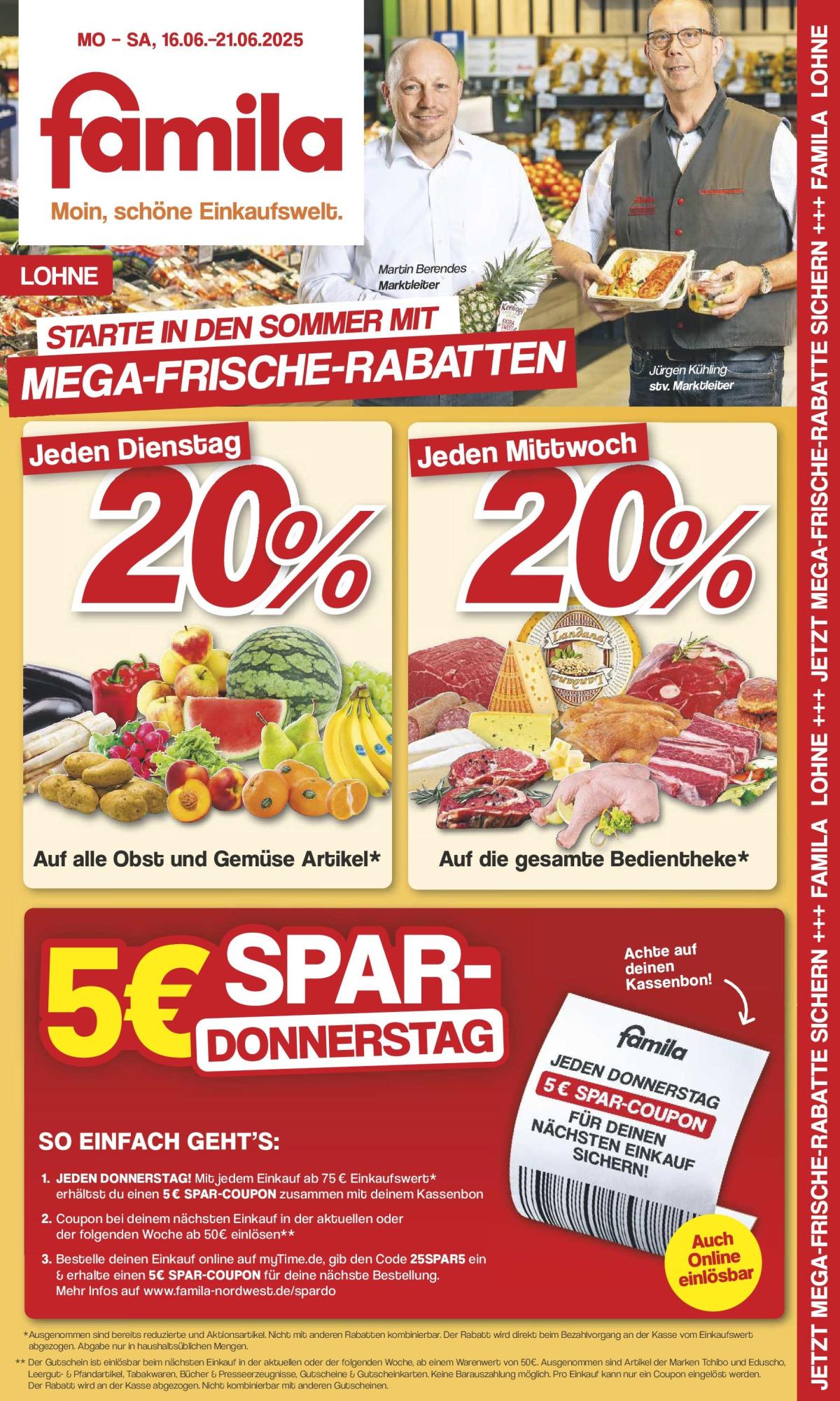 Famila Nordwest - Wochenangebote-Prospekt gültig vom 16.06. bis 21.06.