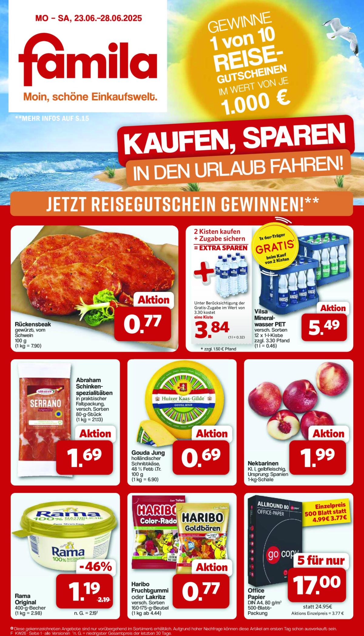 Famila Nordwest-Prospekt gültig vom 23.06. bis 28.06.