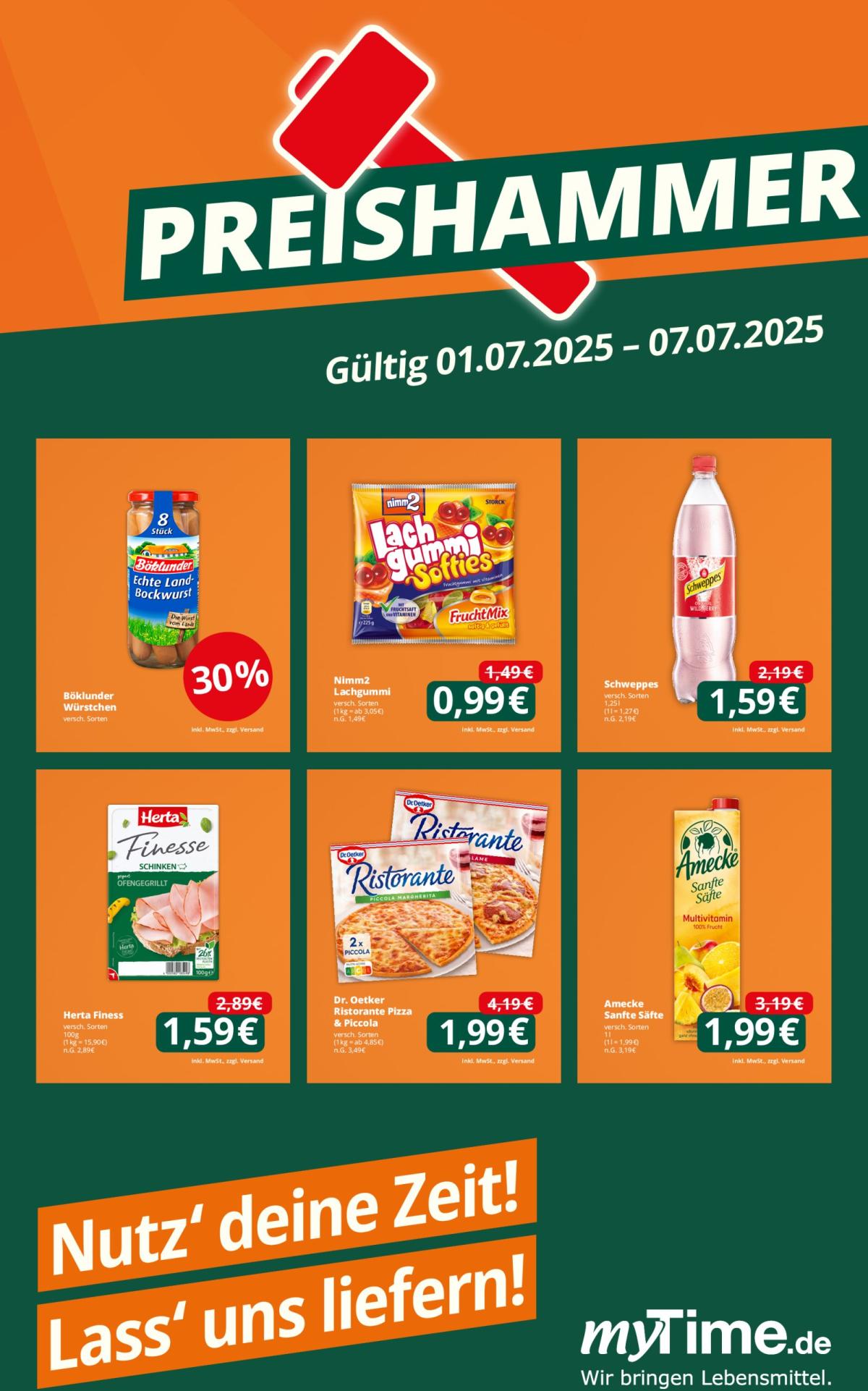 Famila Nordwest - Preishammer-Prospekt gültig vom 01.07. bis 07.07.
