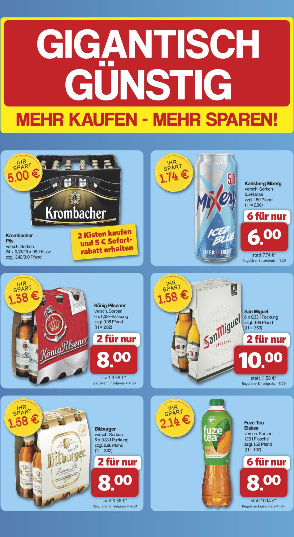 Famila Nordwest - Gigantisch günstig-Prospekt gültig vom 30.06. bis 02.08.