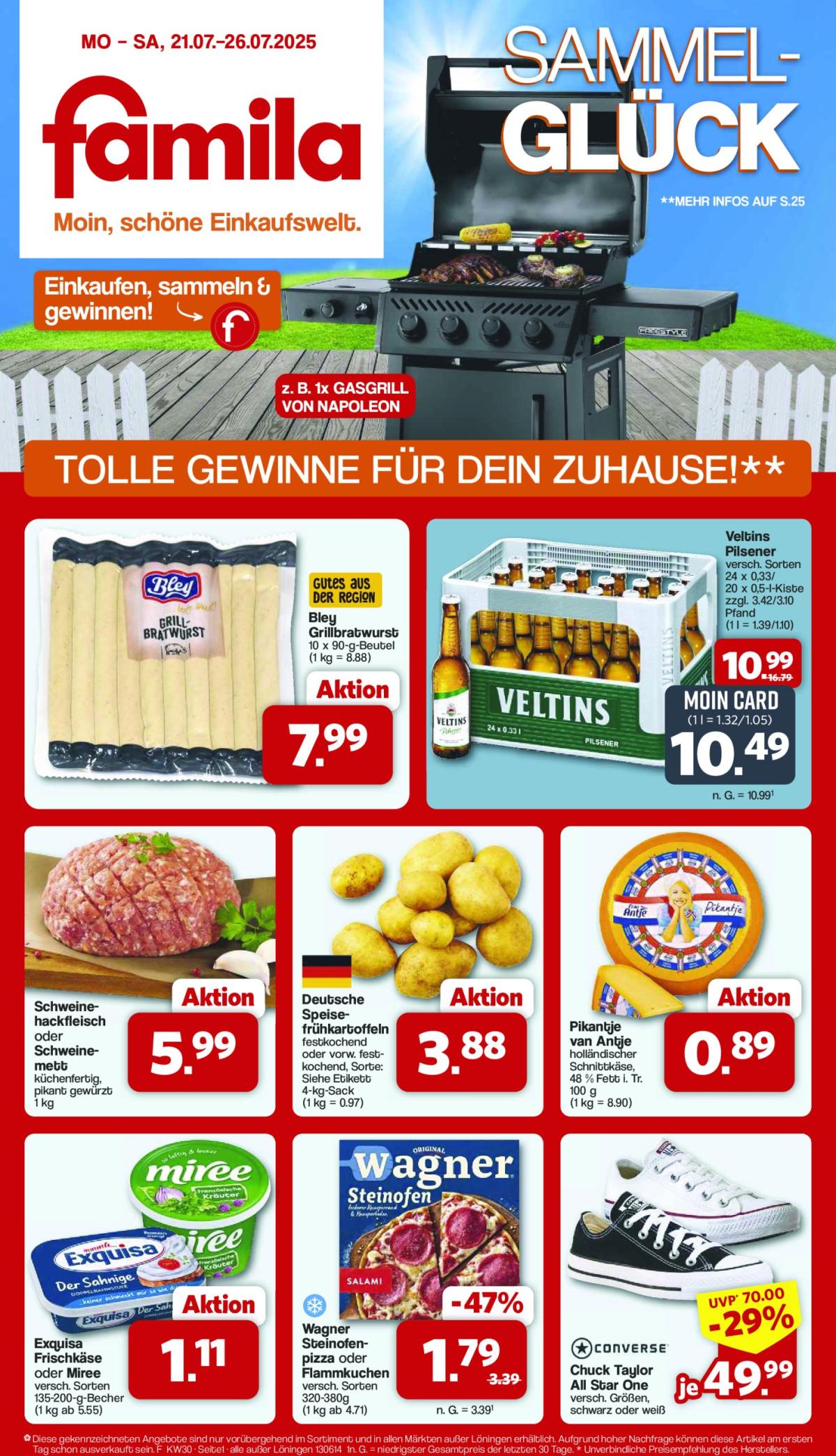 Famila Nordwest-Prospekt gültig vom 21.07. bis 26.07.