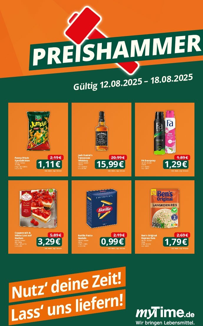 Famila Nordwest - Preishammer-Prospekt gültig vom 12.08. bis 18.08.