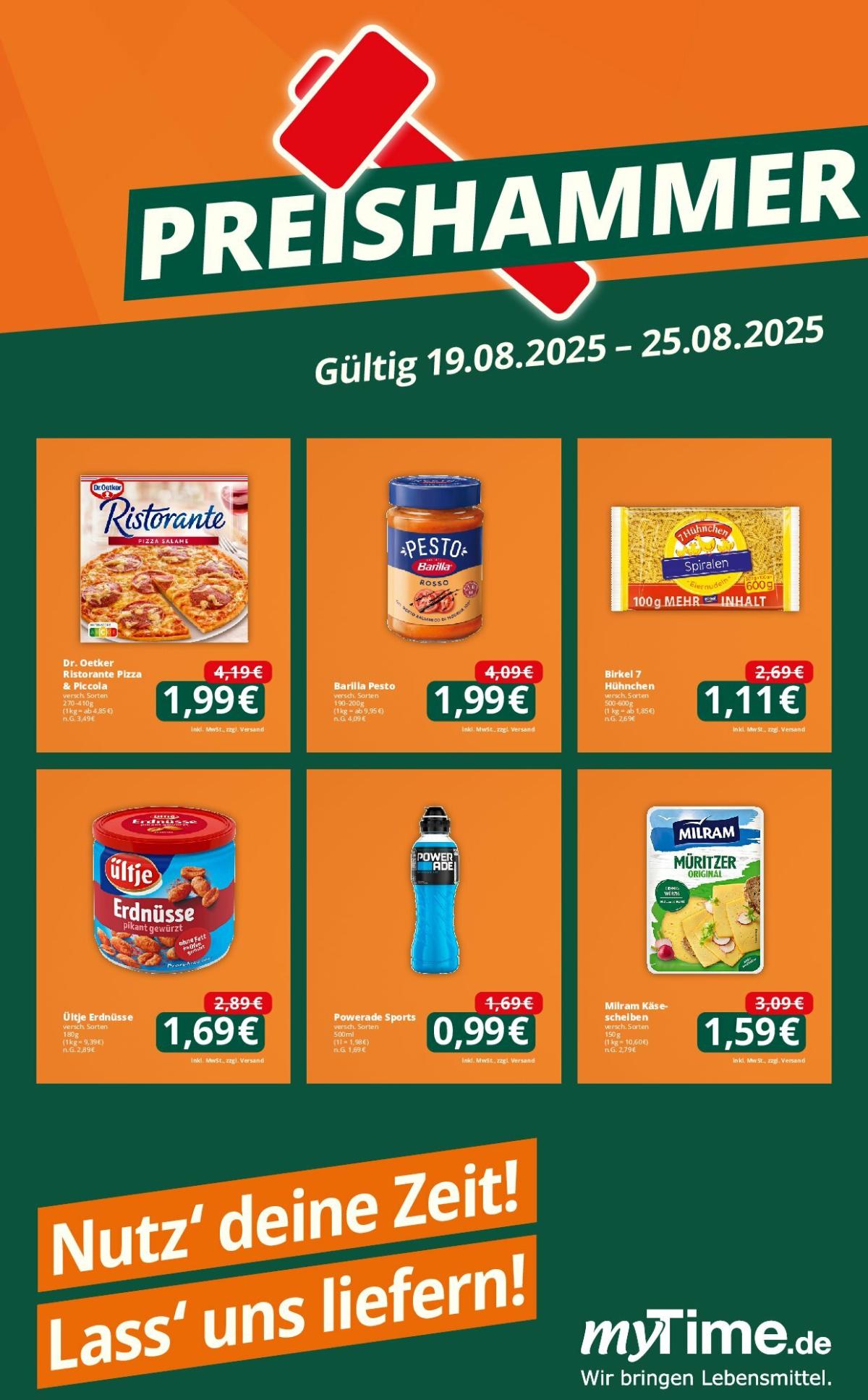 Famila Nordwest - Preishammer-Prospekt gültig vom 19.08. bis 25.08.