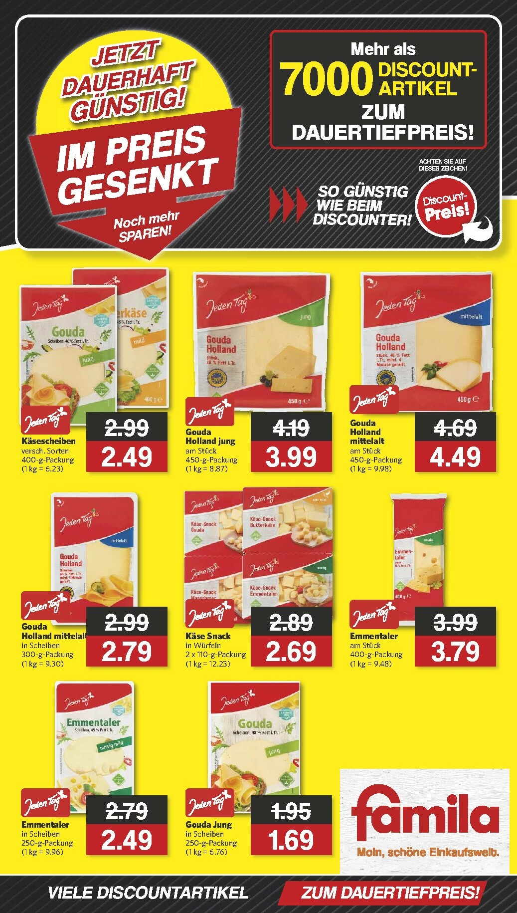 Famila Nordwest - Im preis gesenkt-Prospekt gültig vom 13.10. bis 18.10.