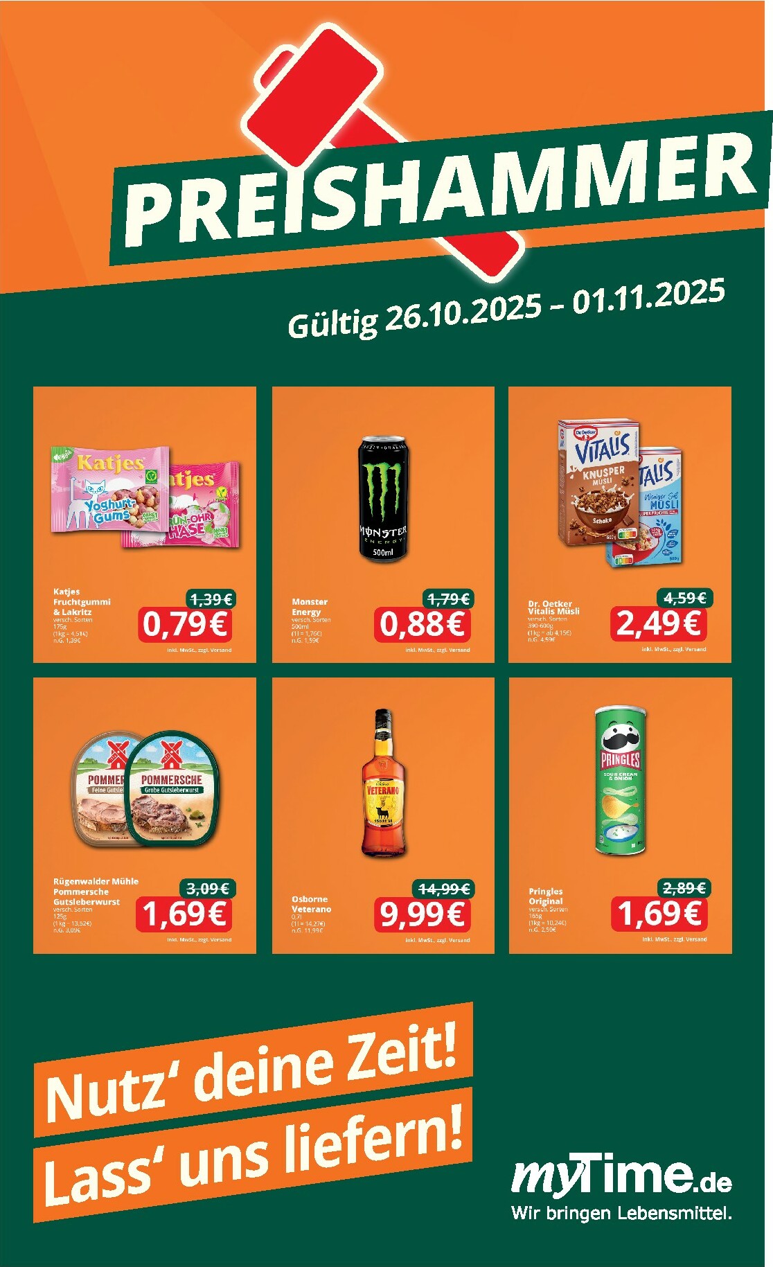 Famila Nordwest - Preishammer-Prospekt gültig vom 26.10. bis 01.11.