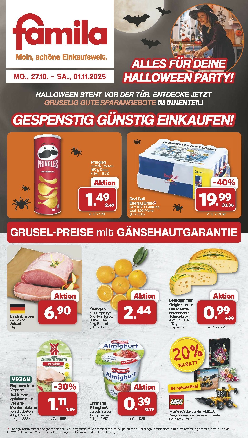 Famila Nordwest-Prospekt gültig vom 27.10. bis 01.11.