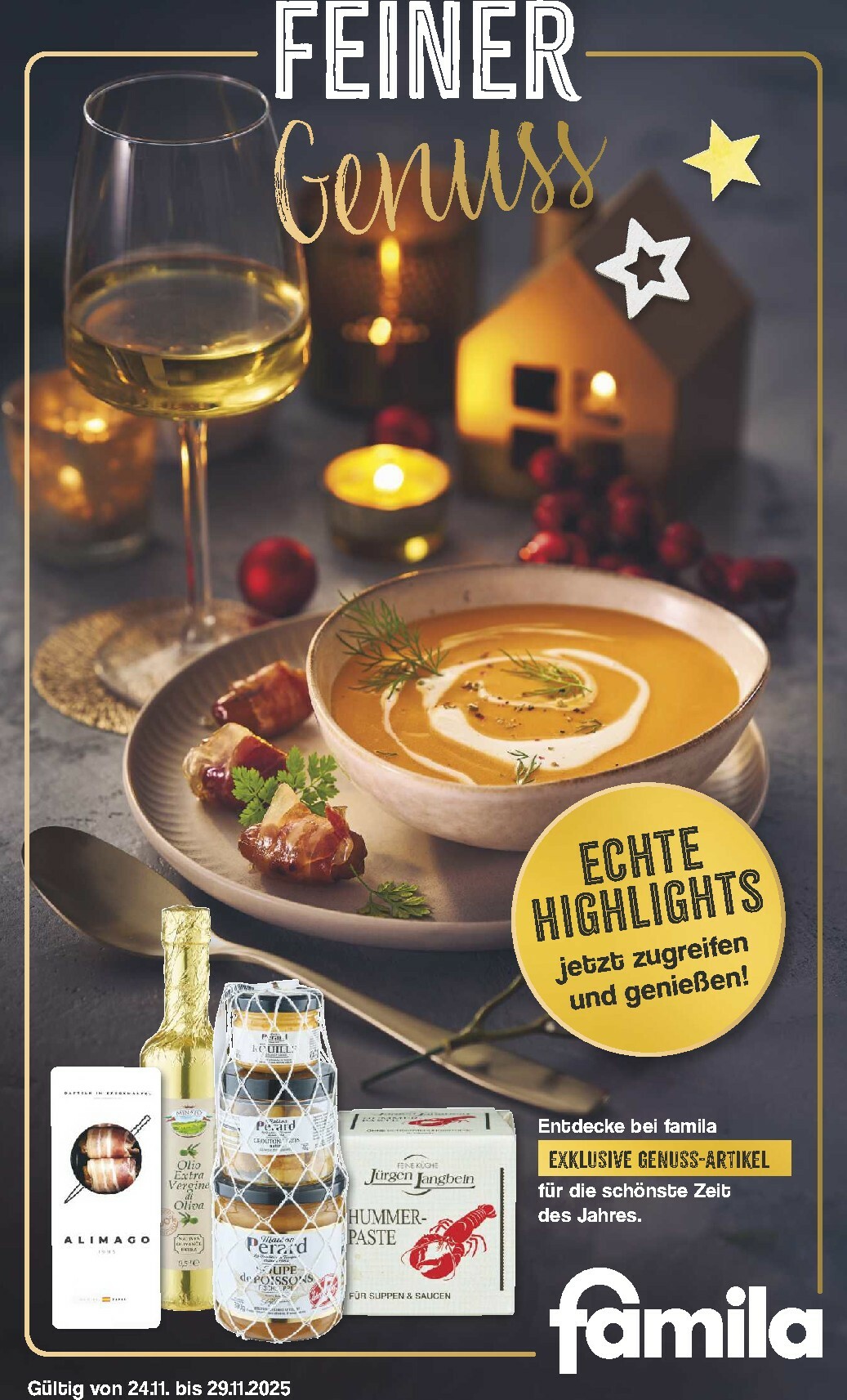 Famila Nordwest - Feiner Genuss-Prospekt gültig vom 24.11. bis 29.11.