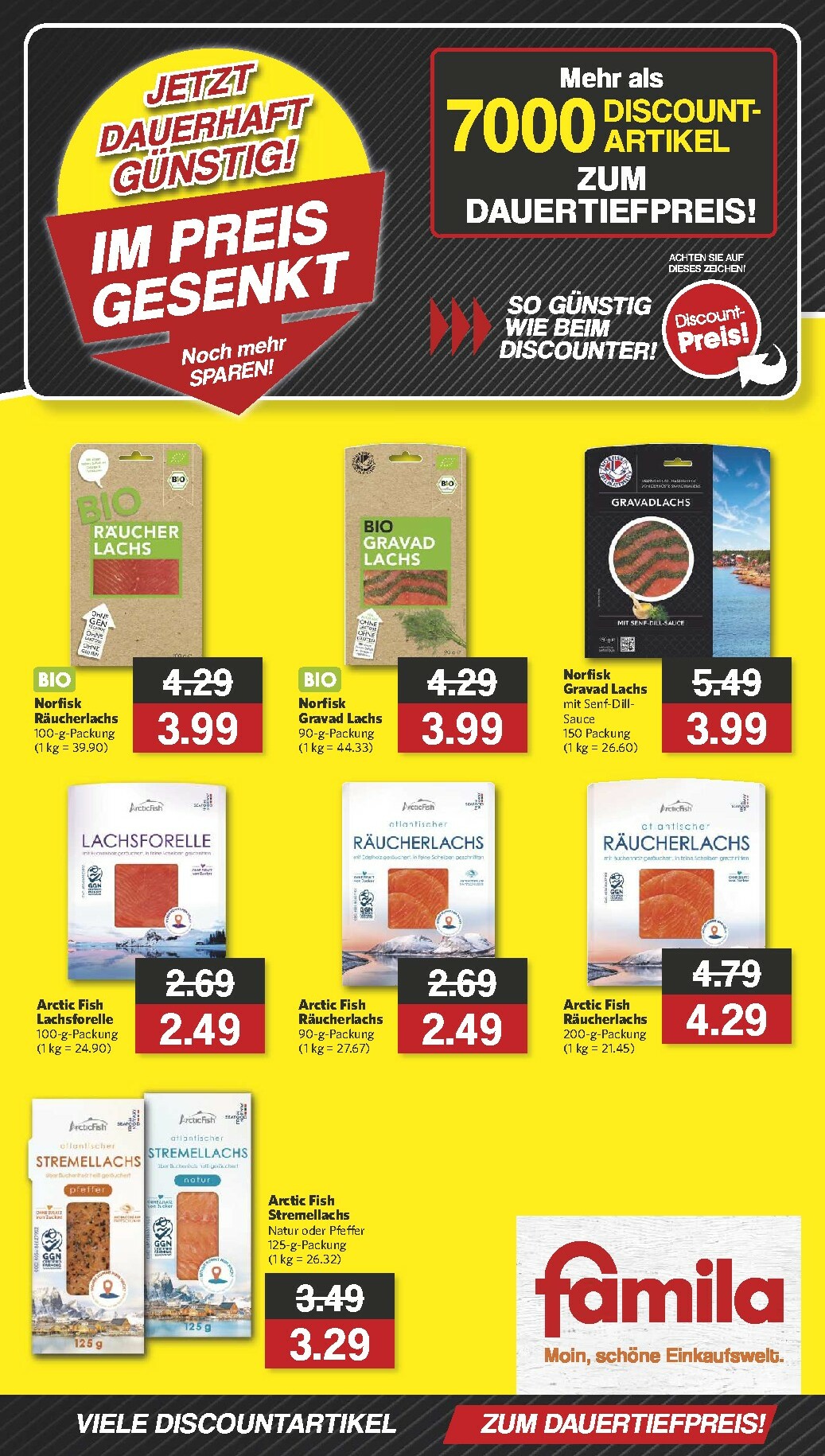 Famila Nordwest - Im Preis Gesenkt-Prospekt gültig vom 01.12. bis 06.12.