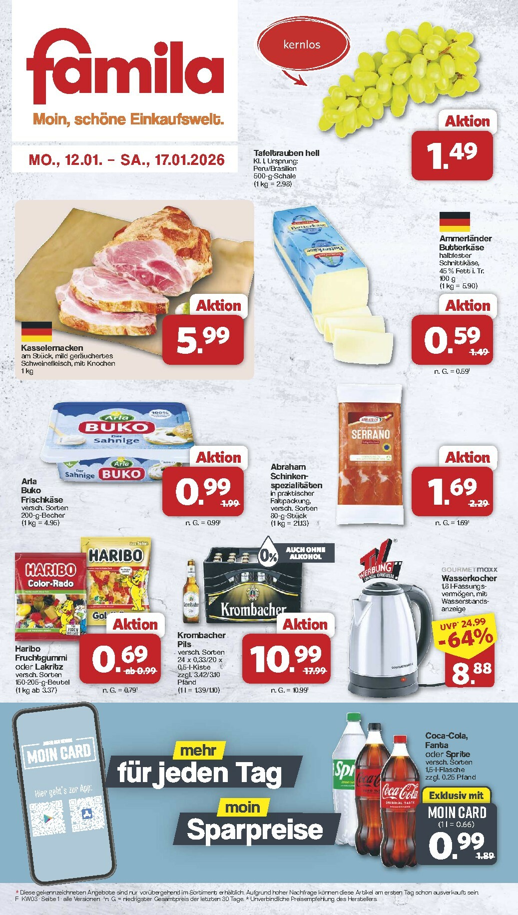 Famila Nordwest-Prospekt gültig vom 12.01. bis 17.01.