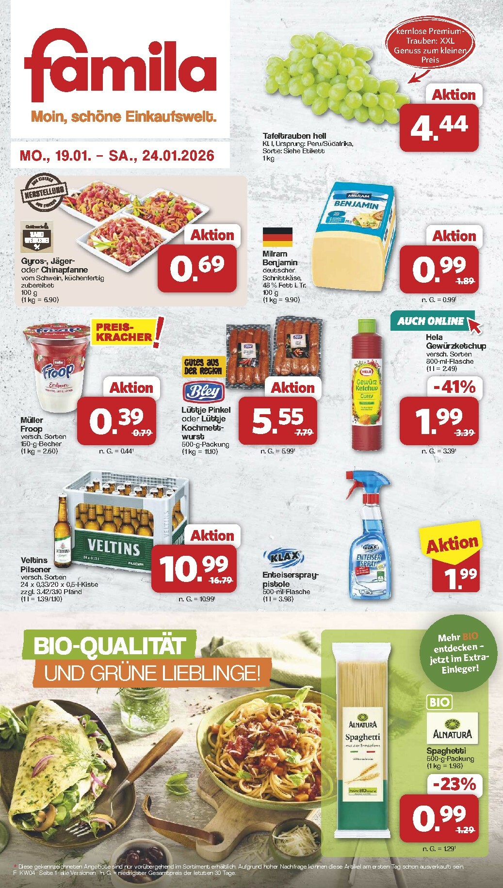 Famila Nordwest-Prospekt gültig vom 19.01. bis 24.01.