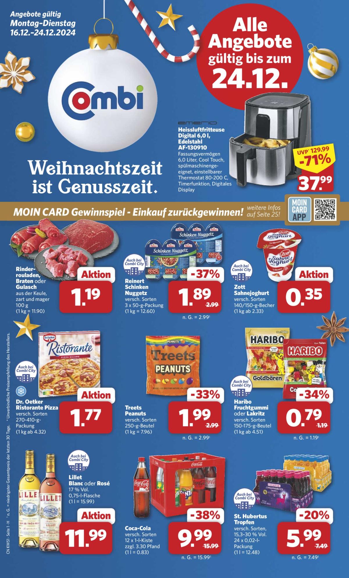 Combi-Prospekt gültig von 16.12. bis 24.12.