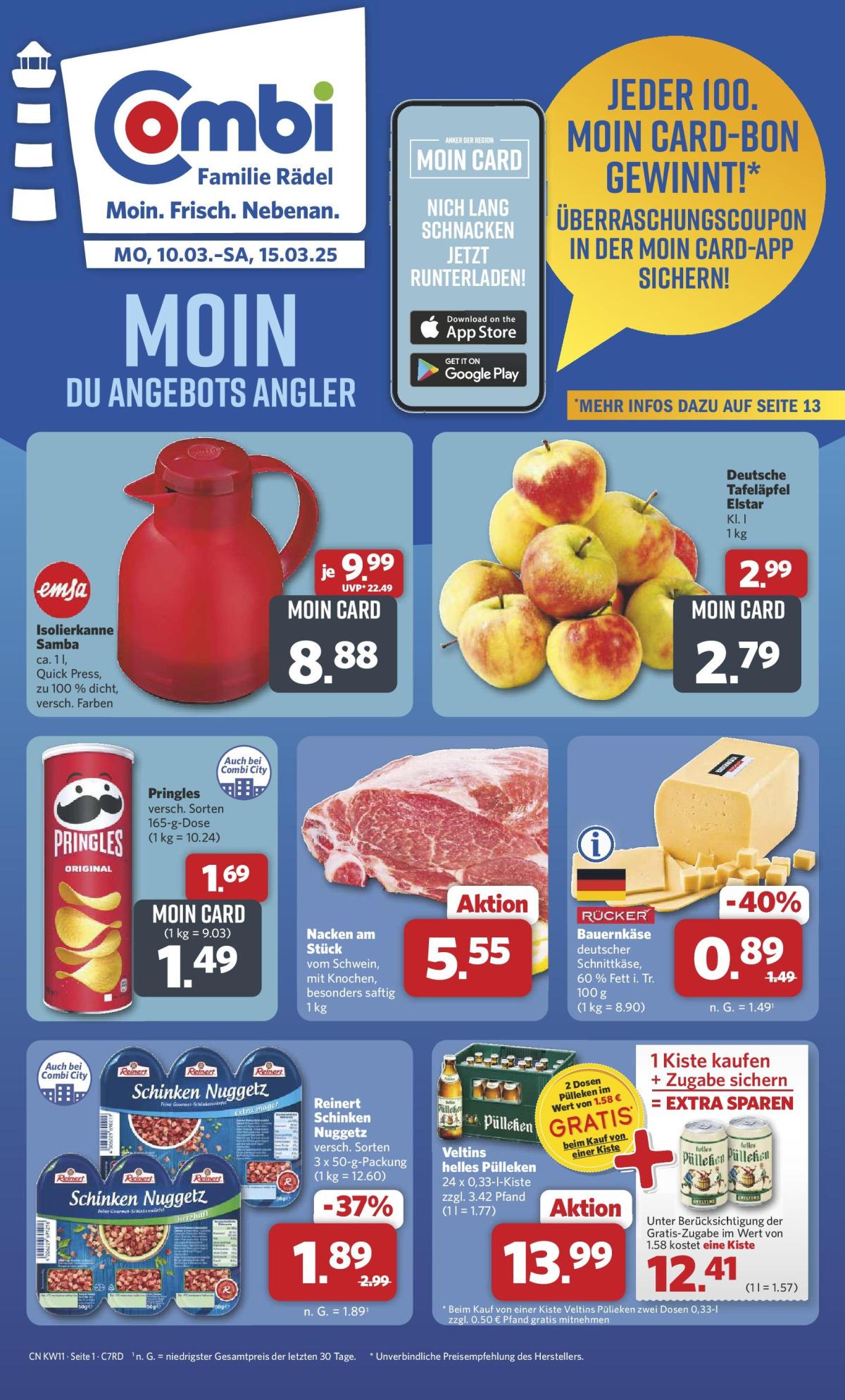 Combi - Familie Rädel-Prospekt gültig von 10.03. bis 15.03.