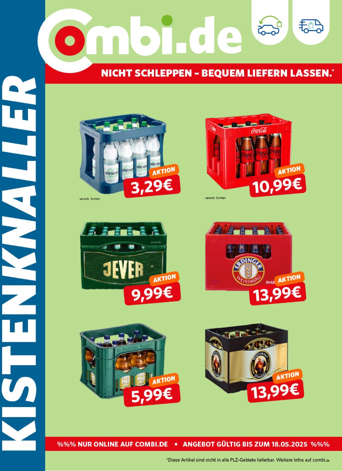 Combi - Kistenknaller-Prospekt gültig von 18.05. bis 18.05.