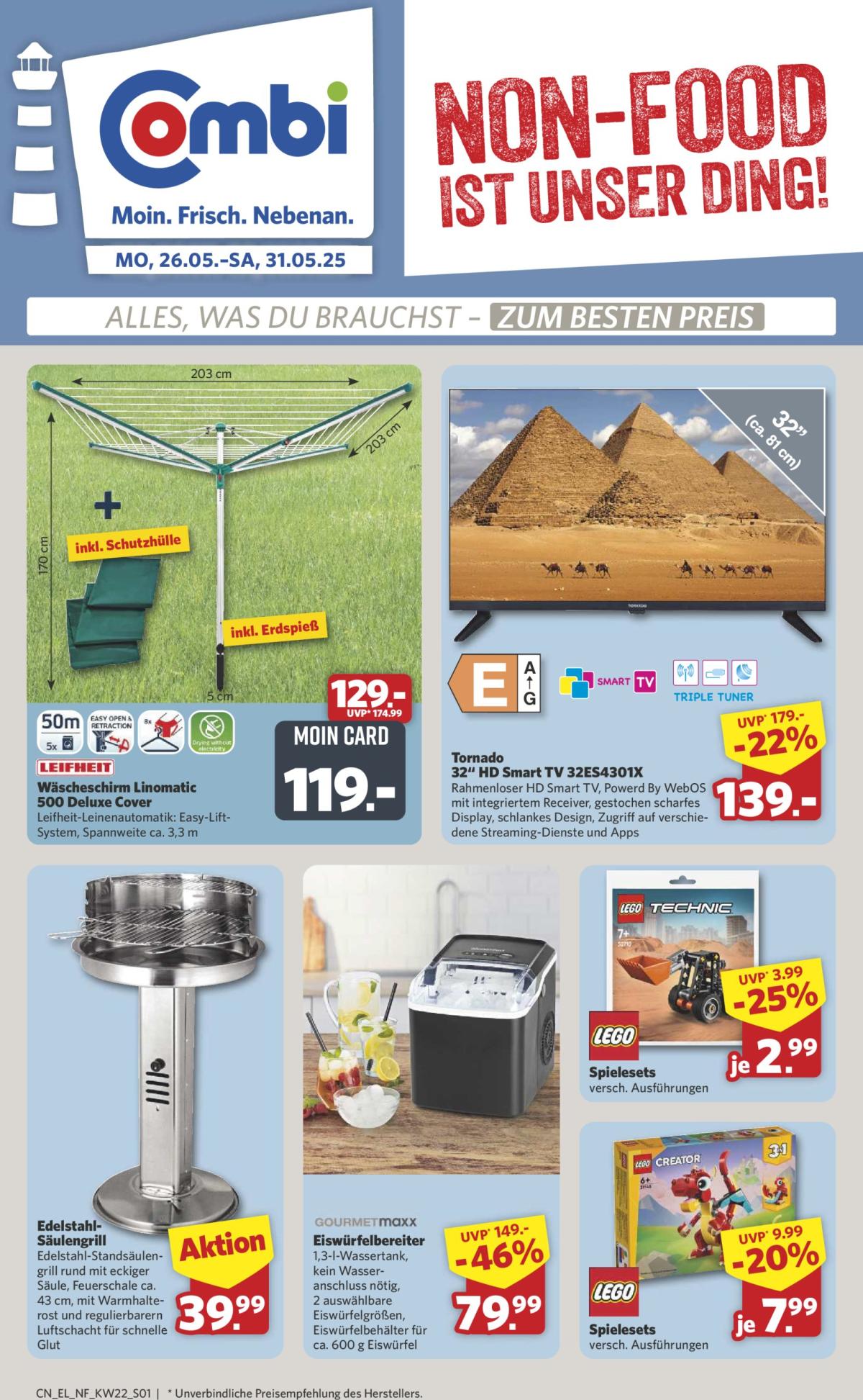 Combi - Non-food-Prospekt gültig von 26.05. bis 31.05.