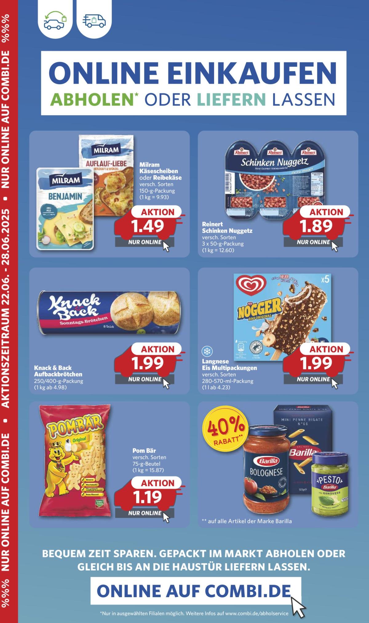Combi - Online Einkaufen-Prospekt gültig vom 22.06. bis 28.06.