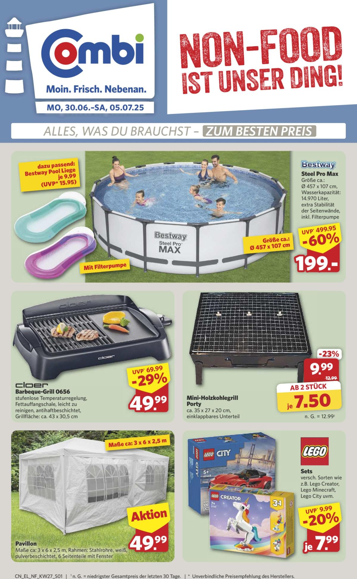 Combi - Sonderangebote-Prospekt gültig vom 30.06. bis 05.07.