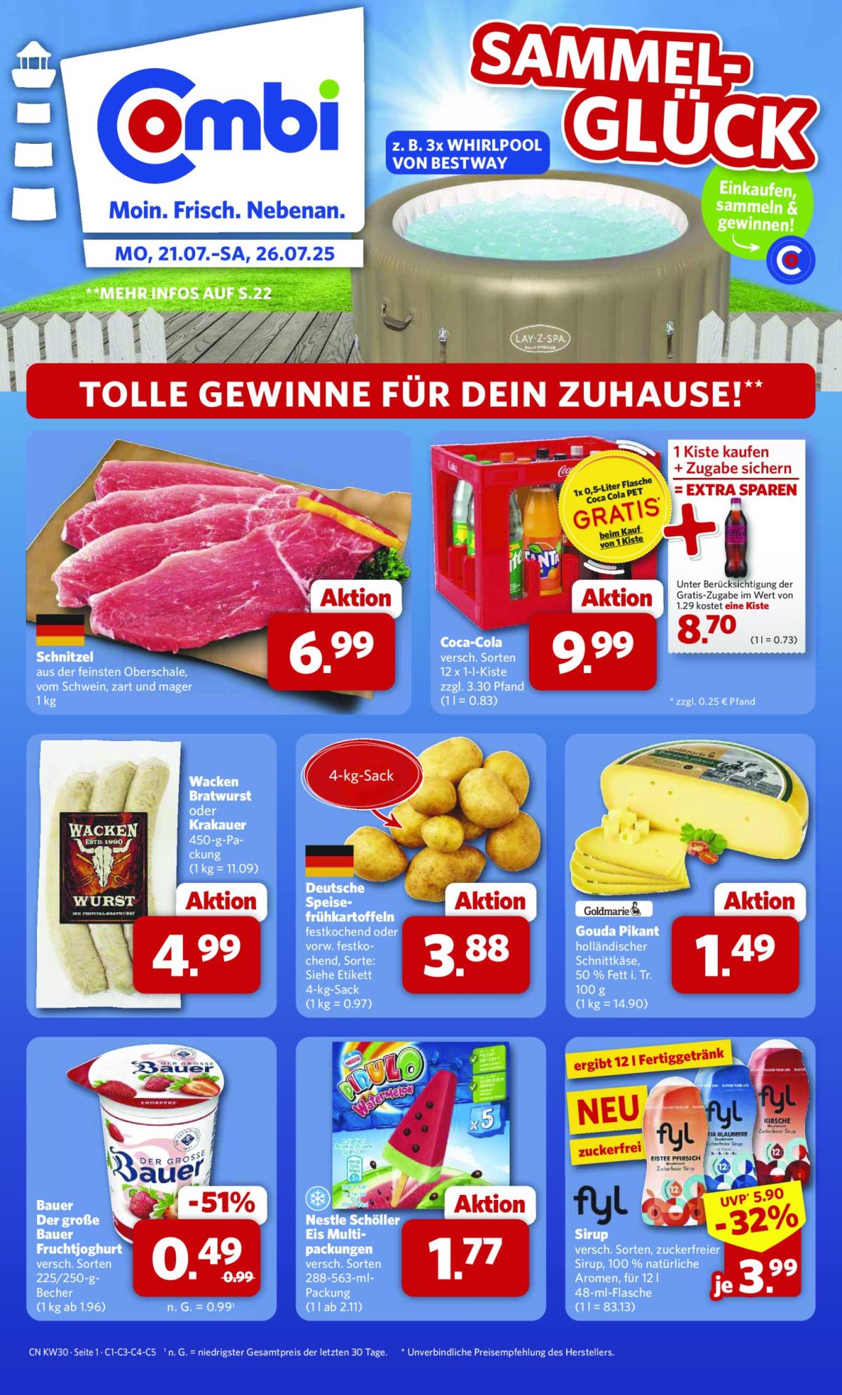 Combi-Prospekt gültig vom 21.07. bis 26.07.