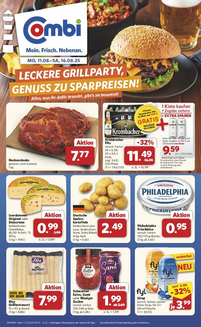 Combi-Prospekt gültig vom 11.08. bis 16.08.