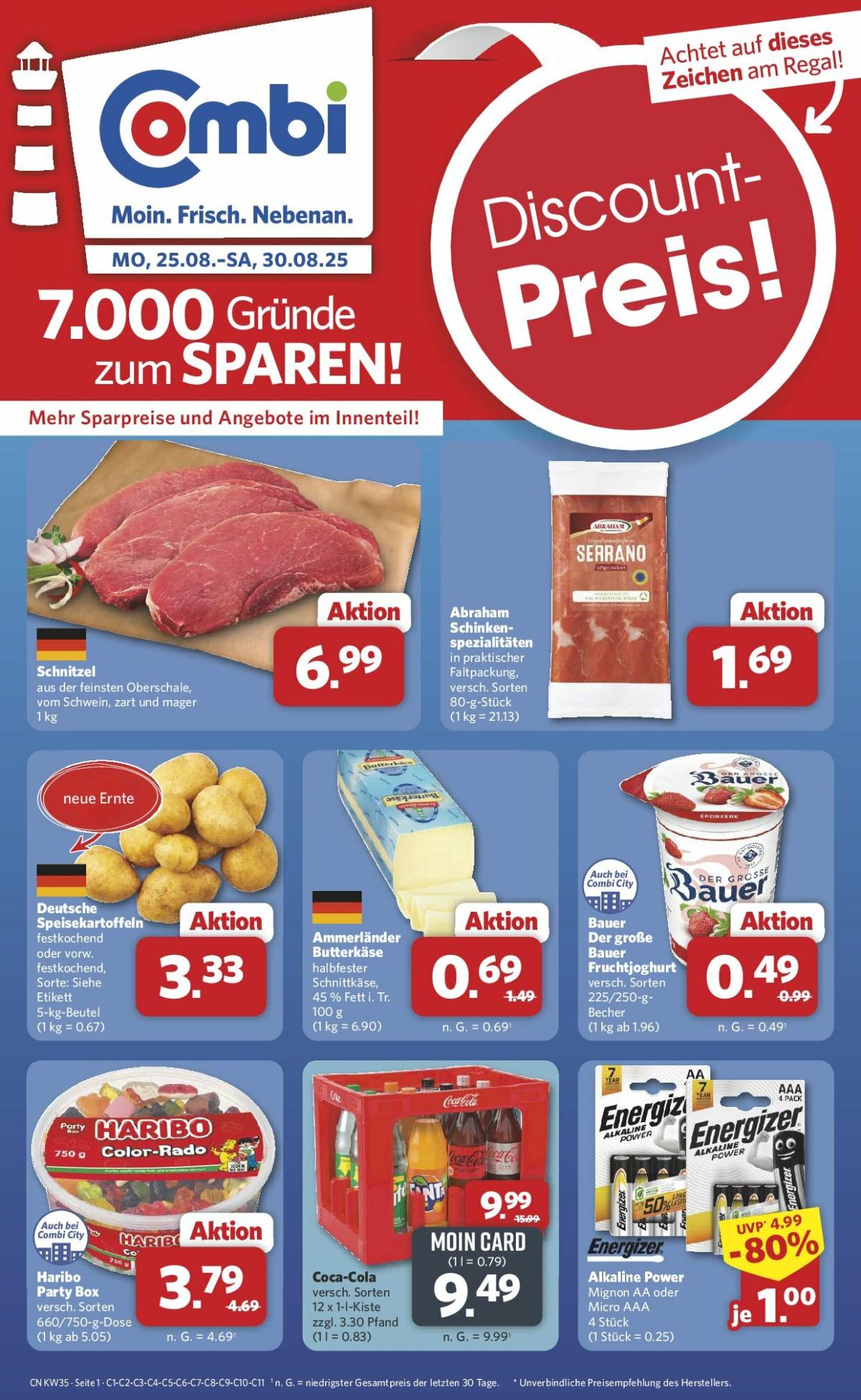 Combi-Prospekt gültig vom 25.08. bis 30.08.