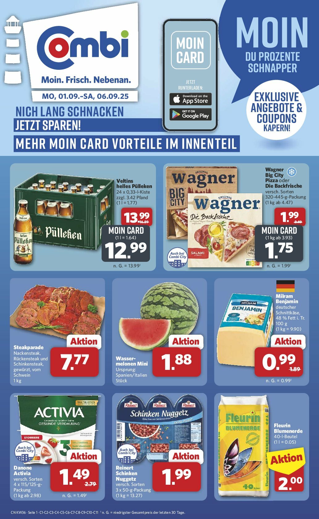 Combi-Prospekt gültig vom 01.09. bis 06.09.