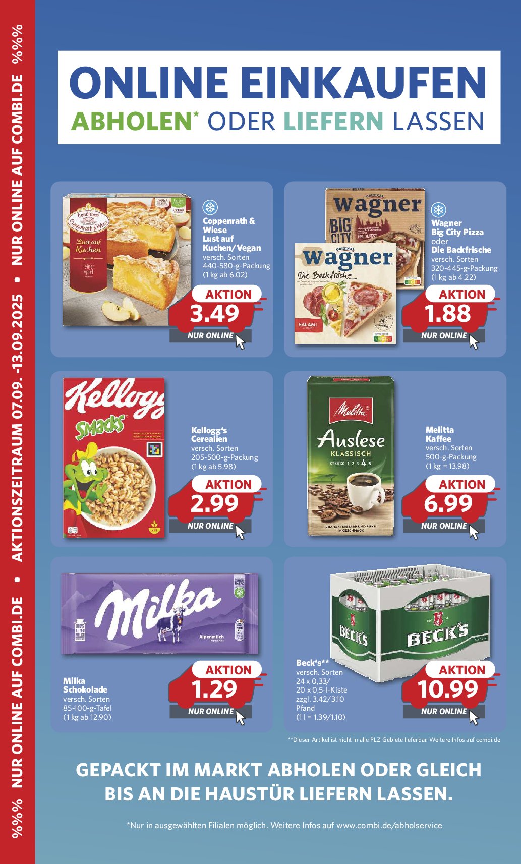 Combi - Online Einkaufen-Prospekt gültig vom 07.09. bis 13.09.