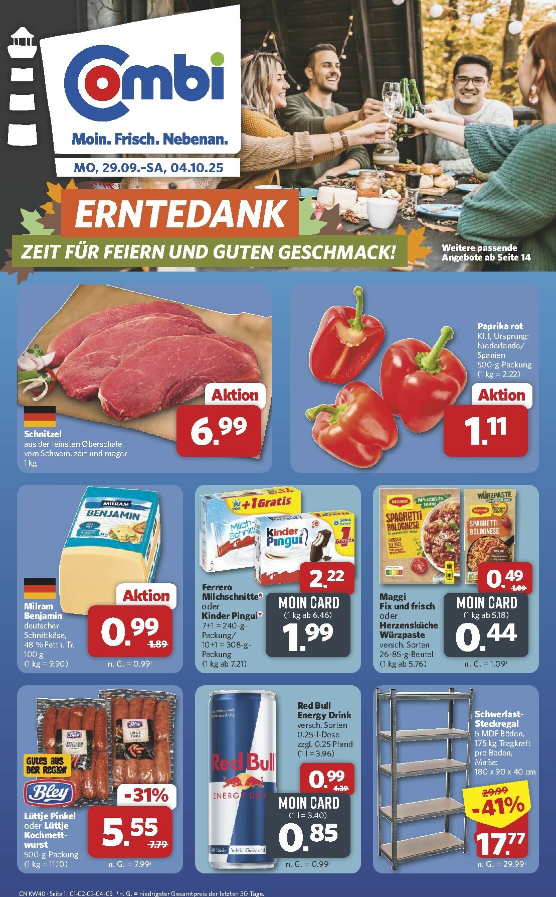 Combi-Prospekt gültig vom 29.09. bis 04.10.