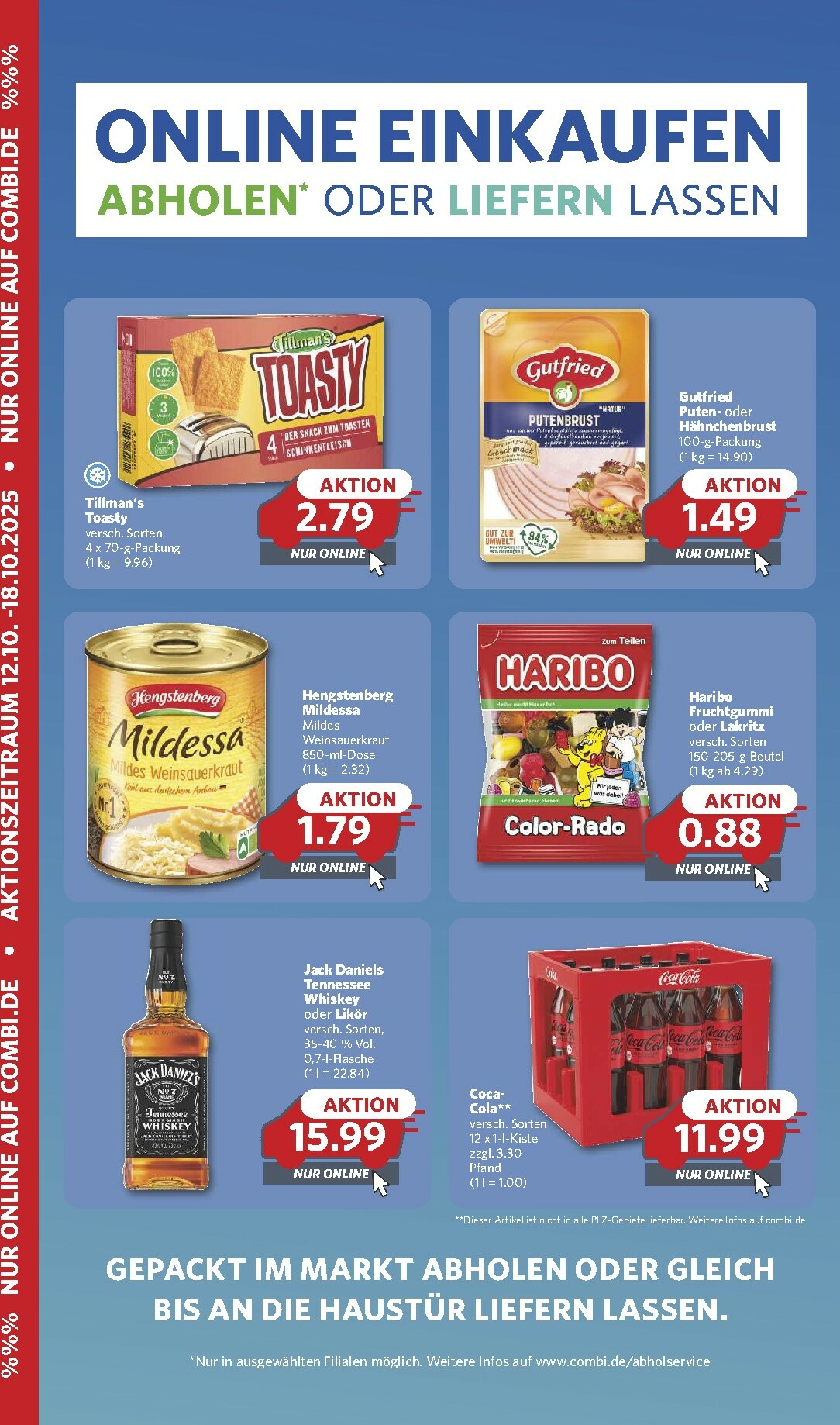 Combi - Online Einkaufen-Prospekt gültig vom 12.10. bis 18.10.