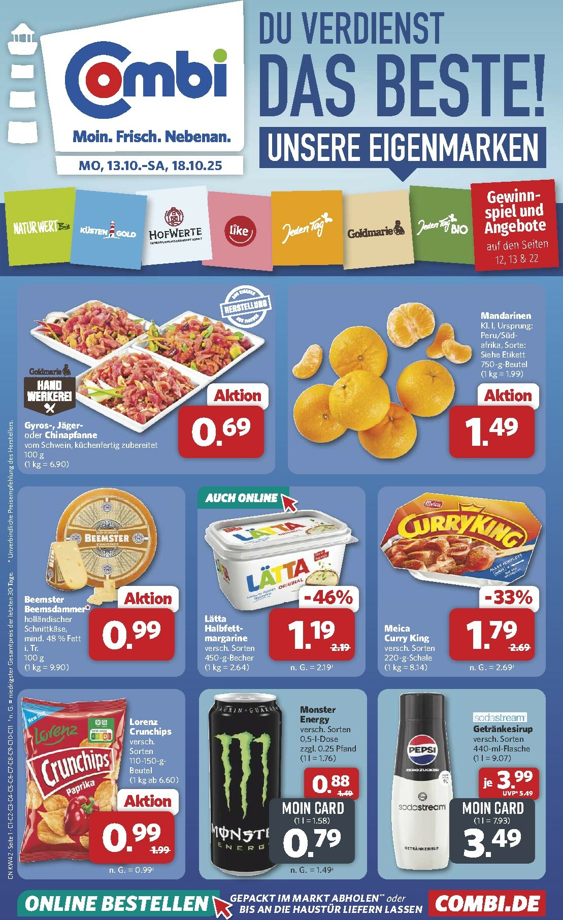 Combi-Prospekt gültig vom 13.10. bis 18.10.