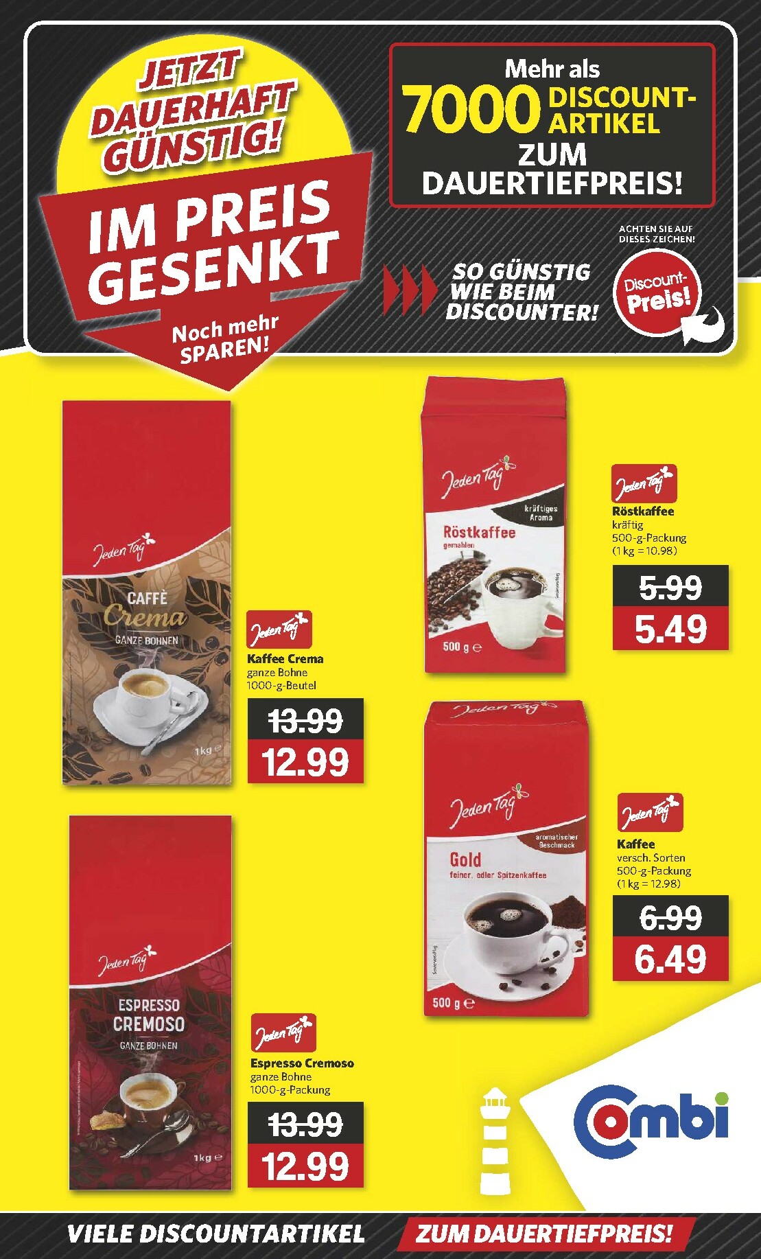 Combi - Im Preis Gesenkt-Prospekt gültig vom 26.10. bis 01.11.