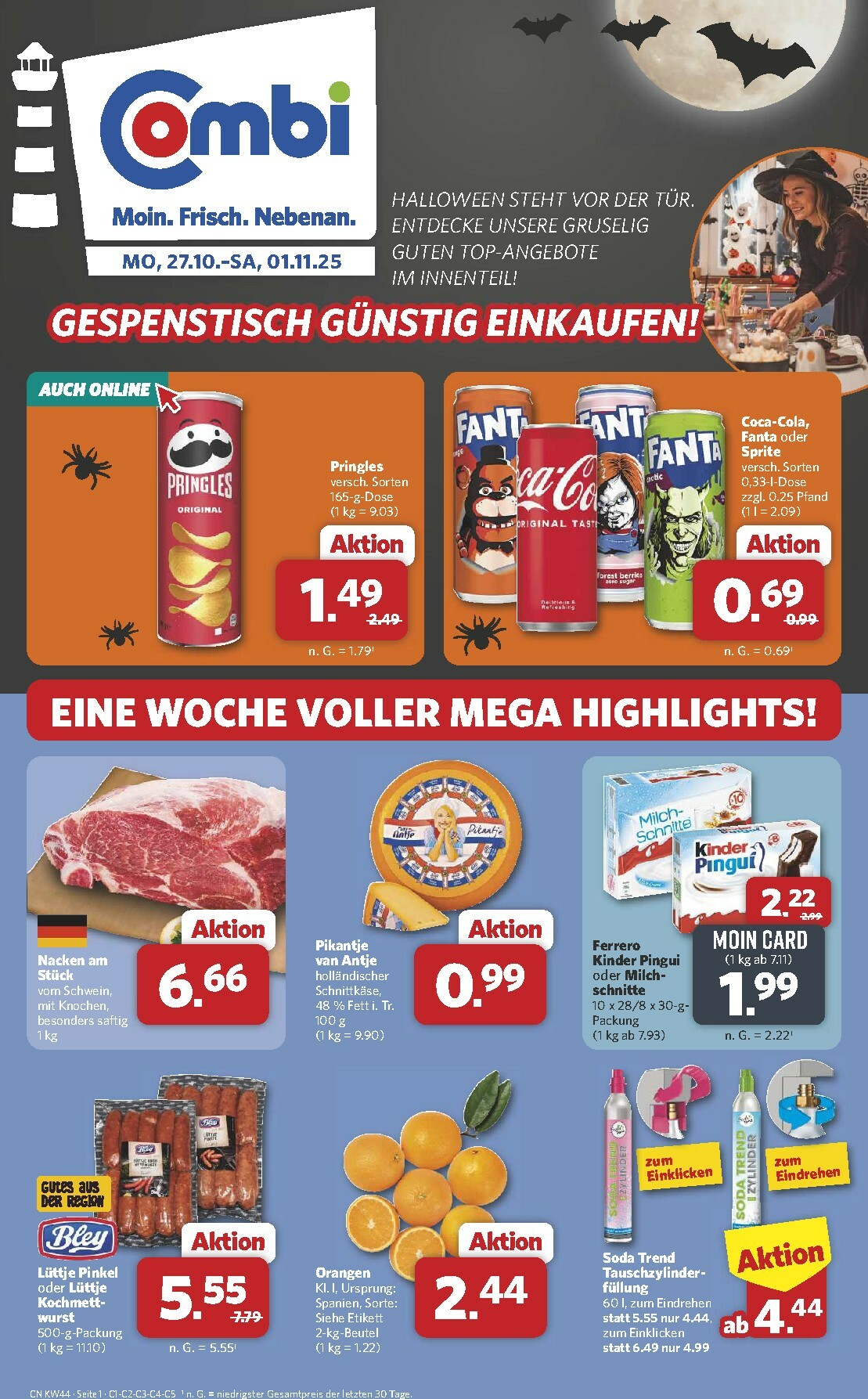 Combi-Prospekt gültig vom 27.10. bis 01.11.