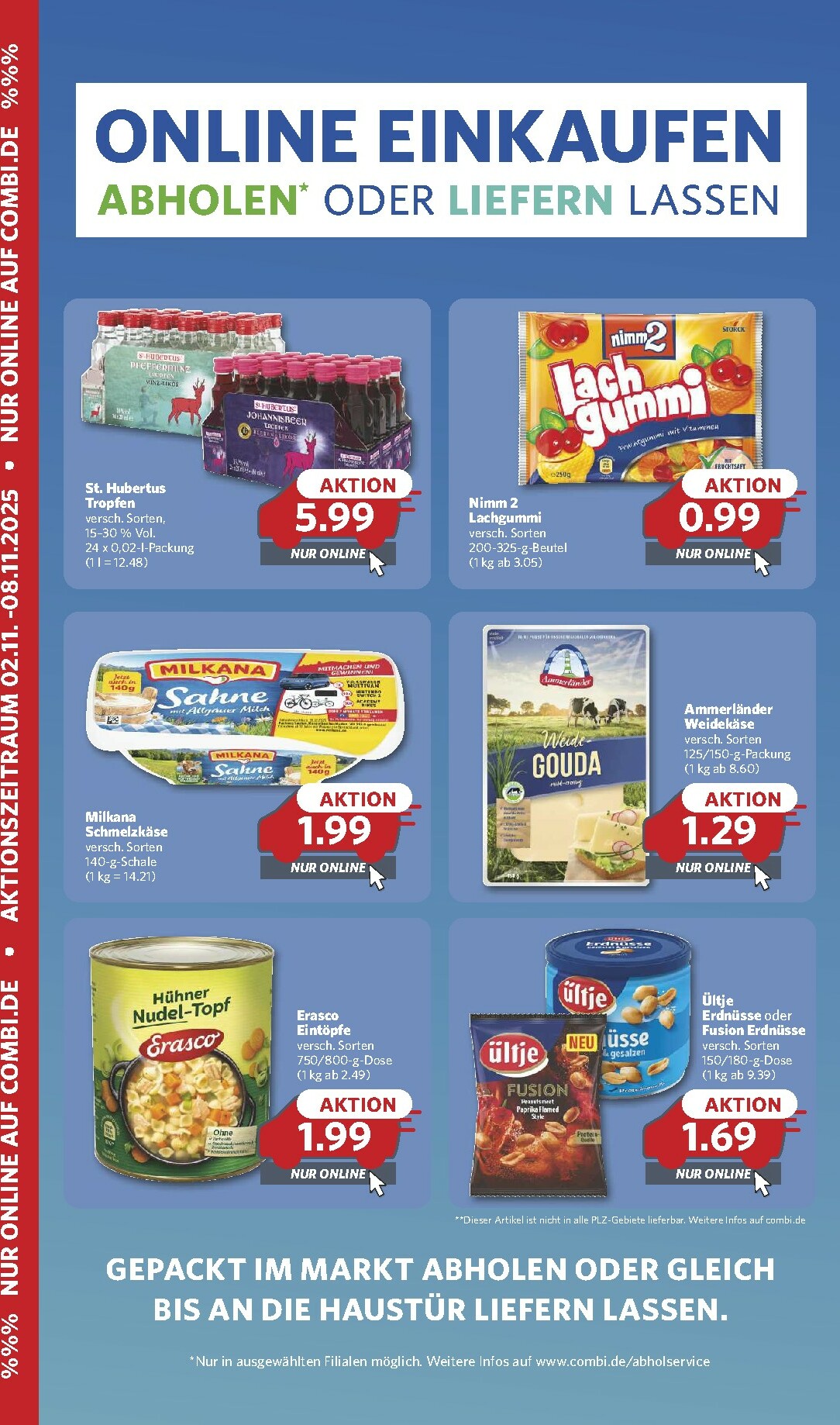 Combi - Online Einkaufen-Prospekt gültig vom 02.11. bis 08.11.