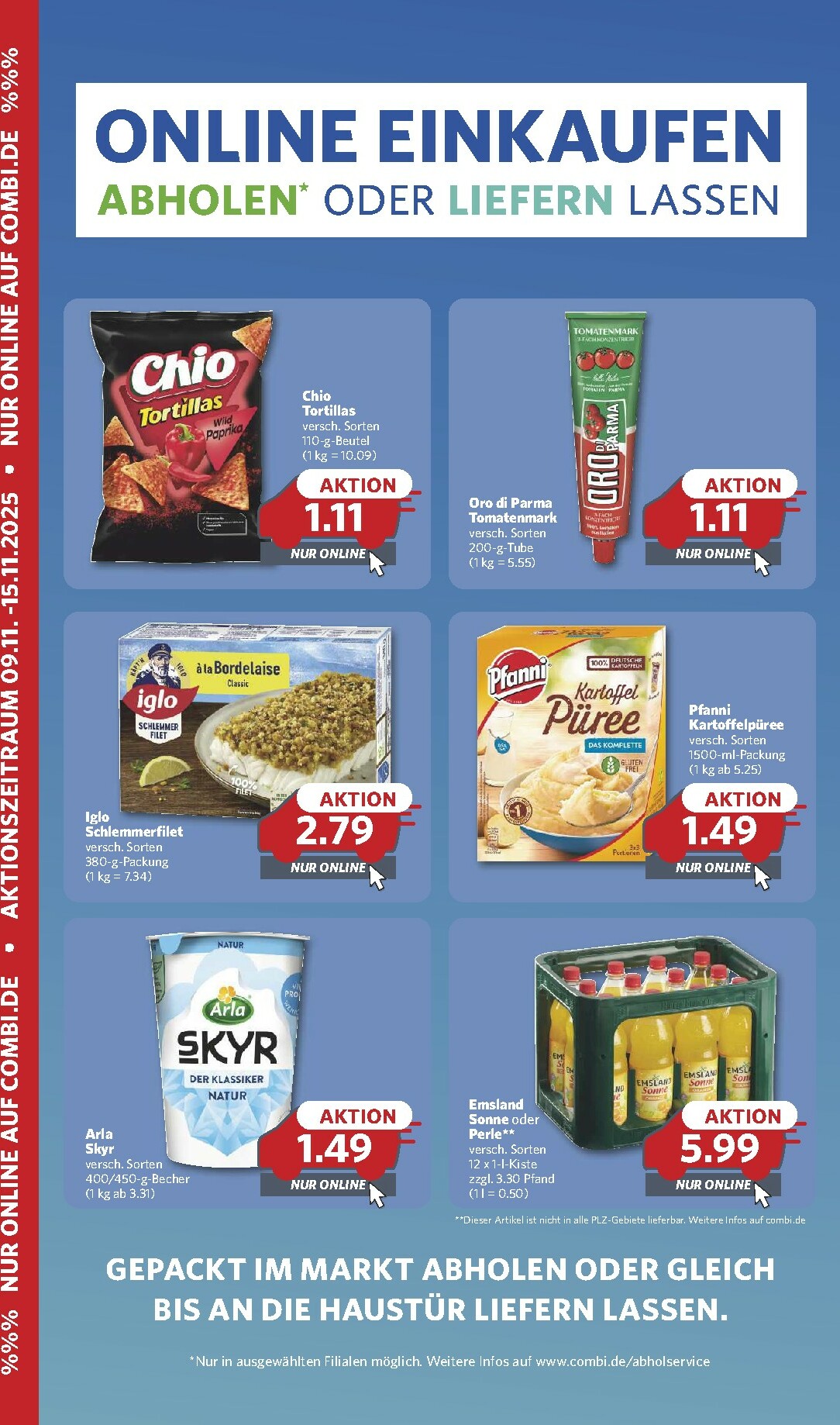 Combi - Online Einkaufen-Prospekt gültig vom 09.11. bis 15.11.