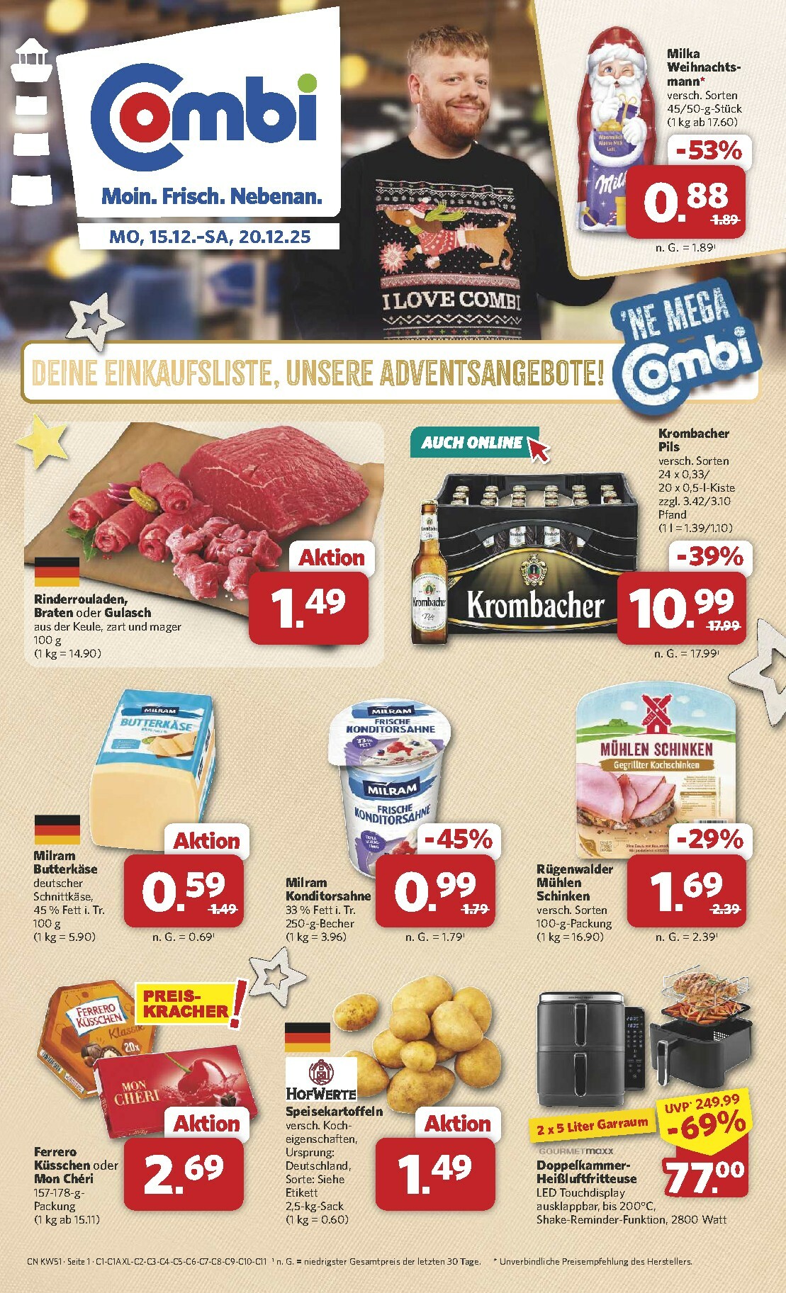 Combi-Prospekt gültig vom 15.12. bis 20.12.