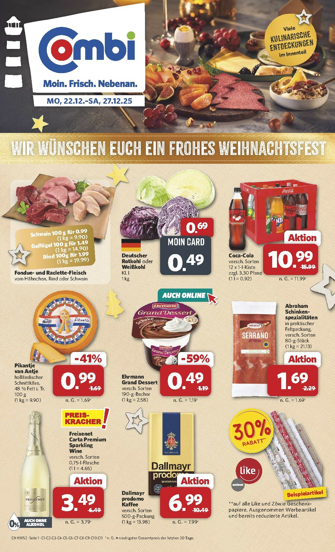 Combi-Prospekt gültig vom 22.12. bis 27.12.
