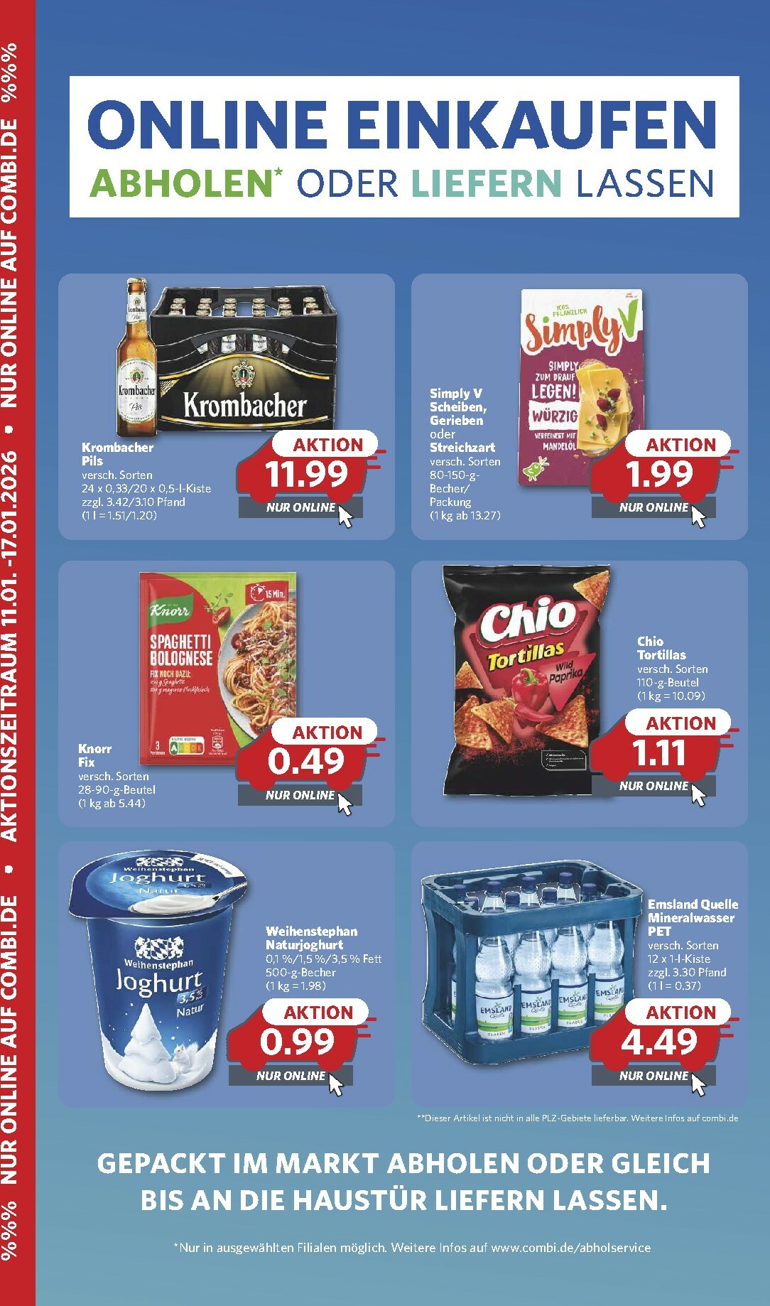 Combi - Online Einkaufen-Prospekt gültig vom 11.01. bis 17.01.