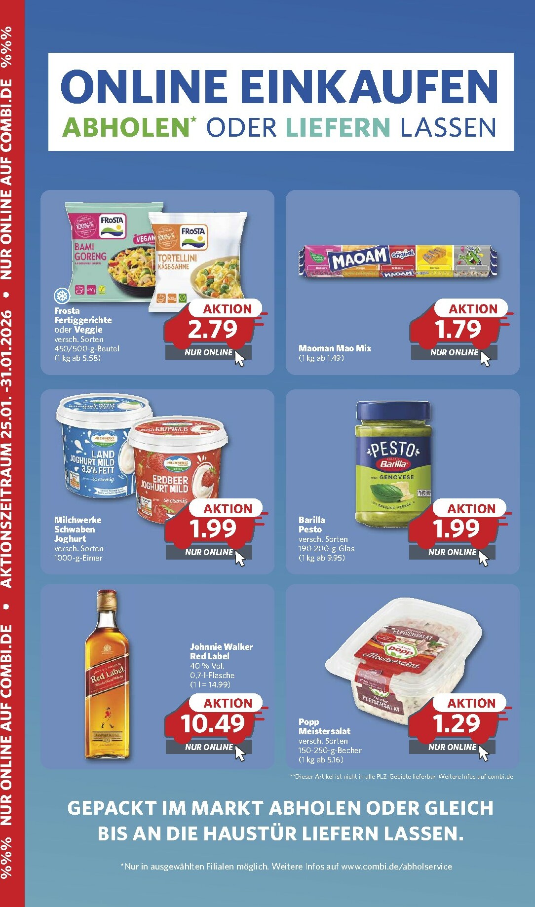 Combi - Online Einkaufen-Prospekt gültig vom 25.01. bis 31.01.