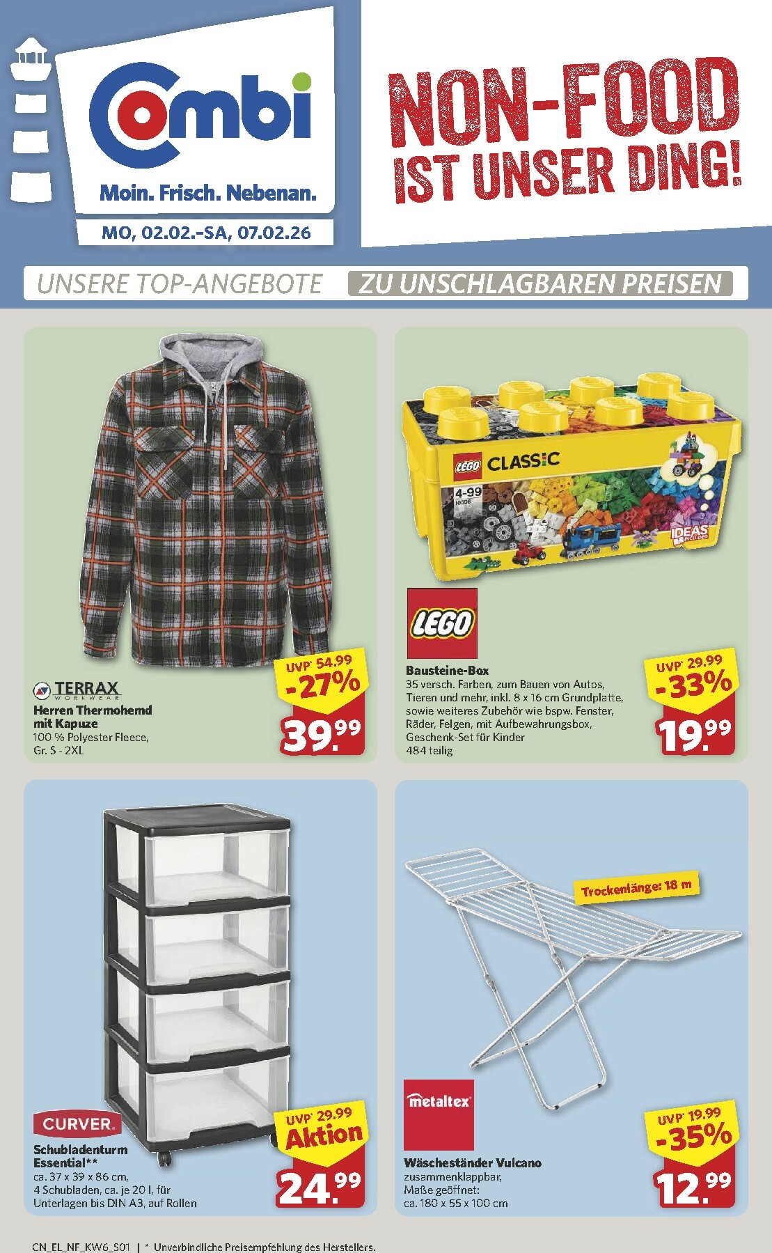 Combi - Sonderangebote-Prospekt gültig vom 02.02.2026 bis 07.02.2026