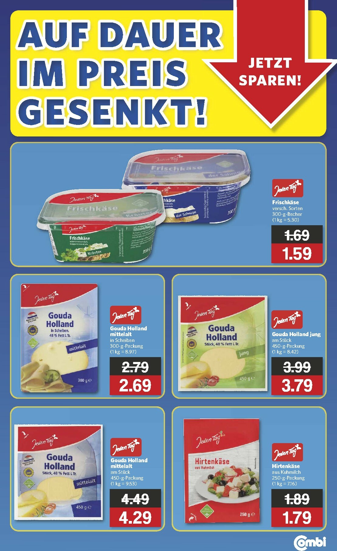 Combi - Auf Dauer im Preis Gesenkt-Prospekt gültig vom 11.02.2026 bis 14.02.2026