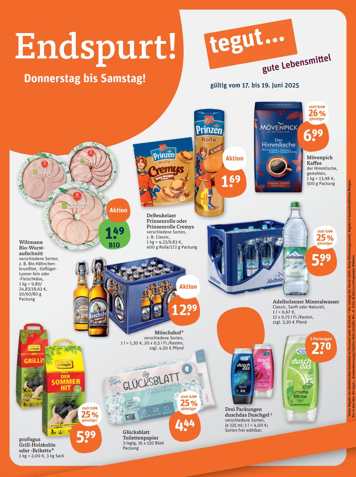Tegut-Prospekt gültig vom 17.07. bis 19.07.