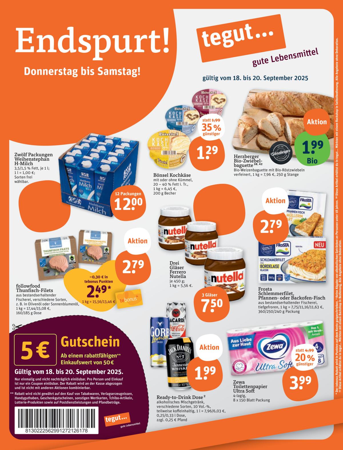 Tegut-Prospekt gültig vom 15.09. bis 20.09.
