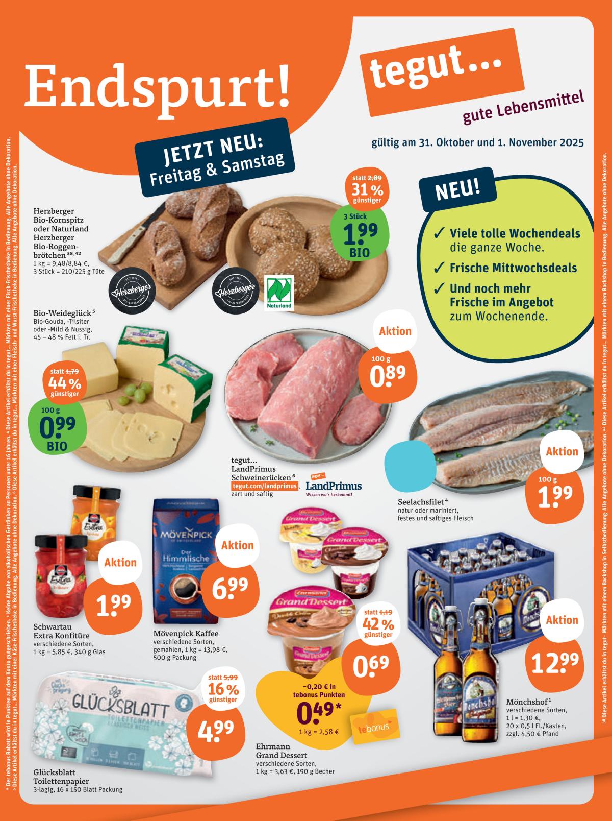 Tegut-Prospekt gültig vom 31.10. bis 01.11.