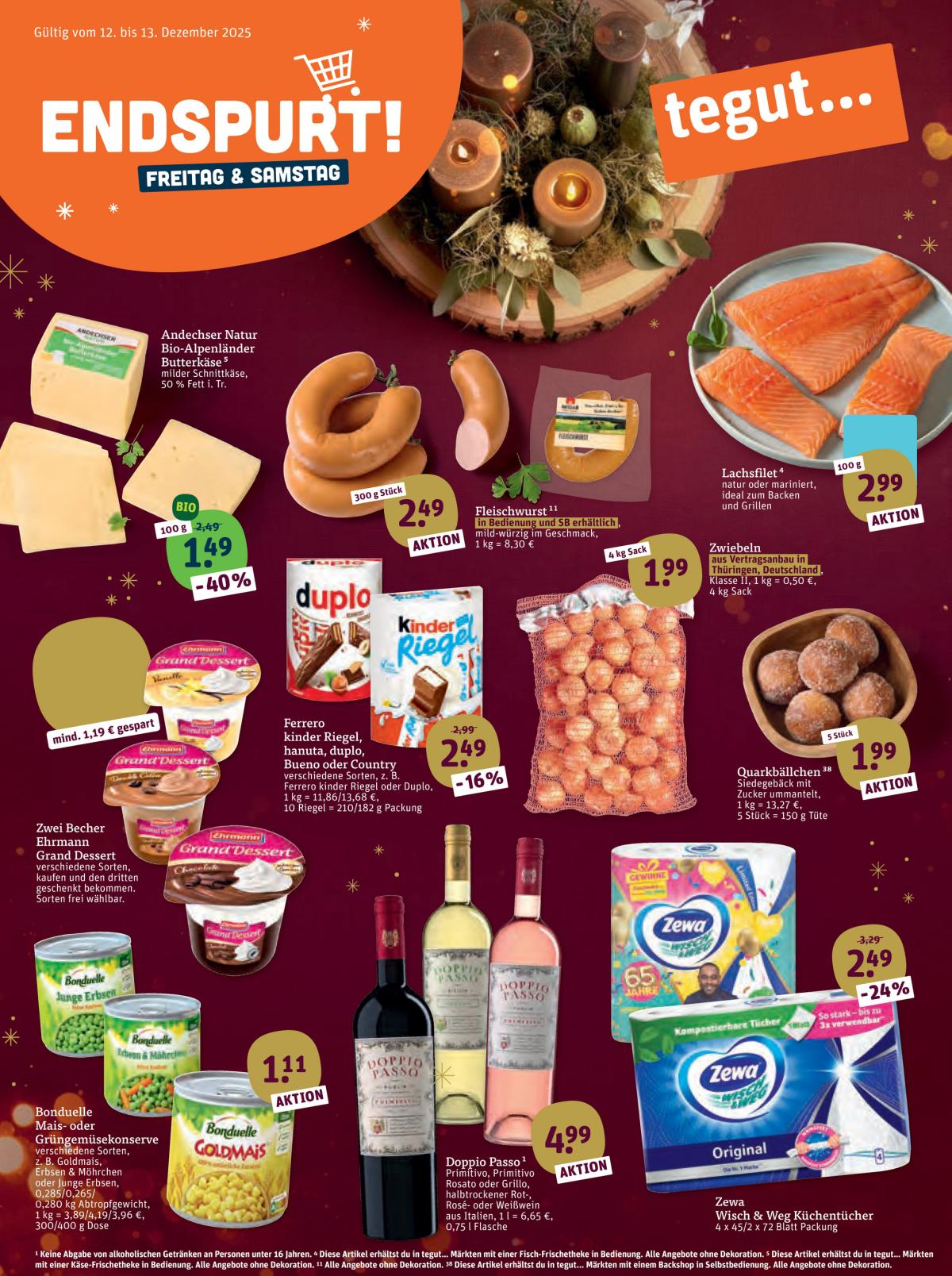 Tegut-Prospekt gültig vom 08.12. bis 13.12.
