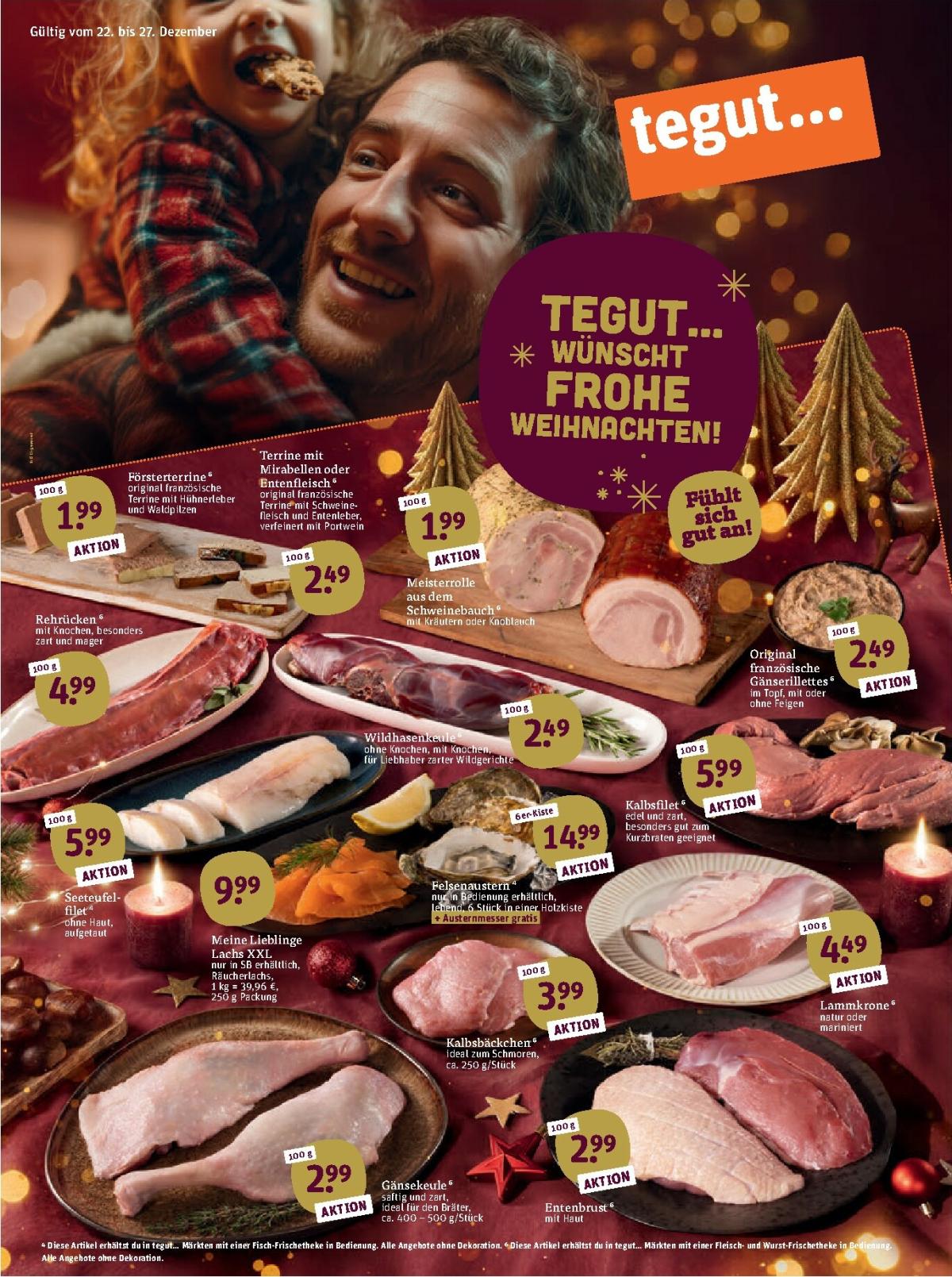 Tegut-Prospekt gültig vom 22.12. bis 27.12.