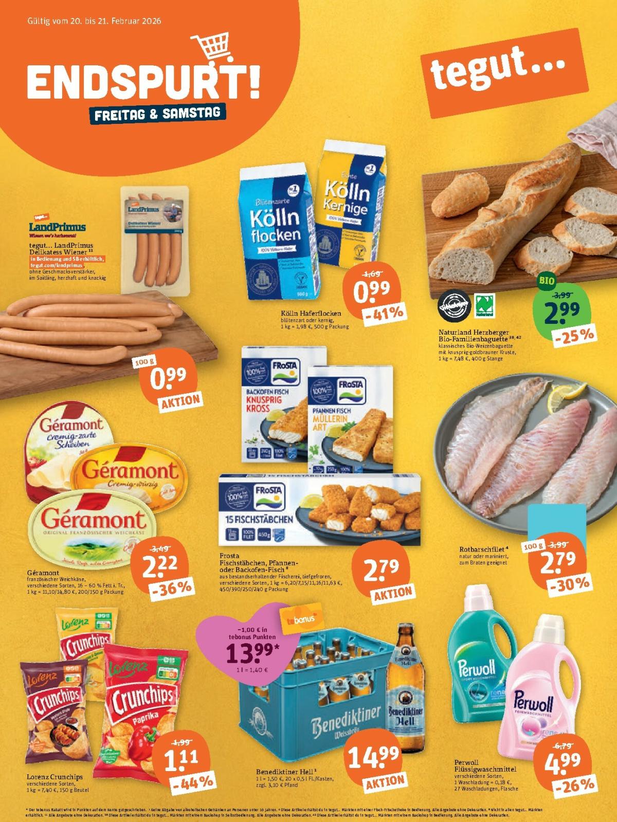 Tegut-Prospekt gültig vom 16.02.2026 bis 21.02.2026