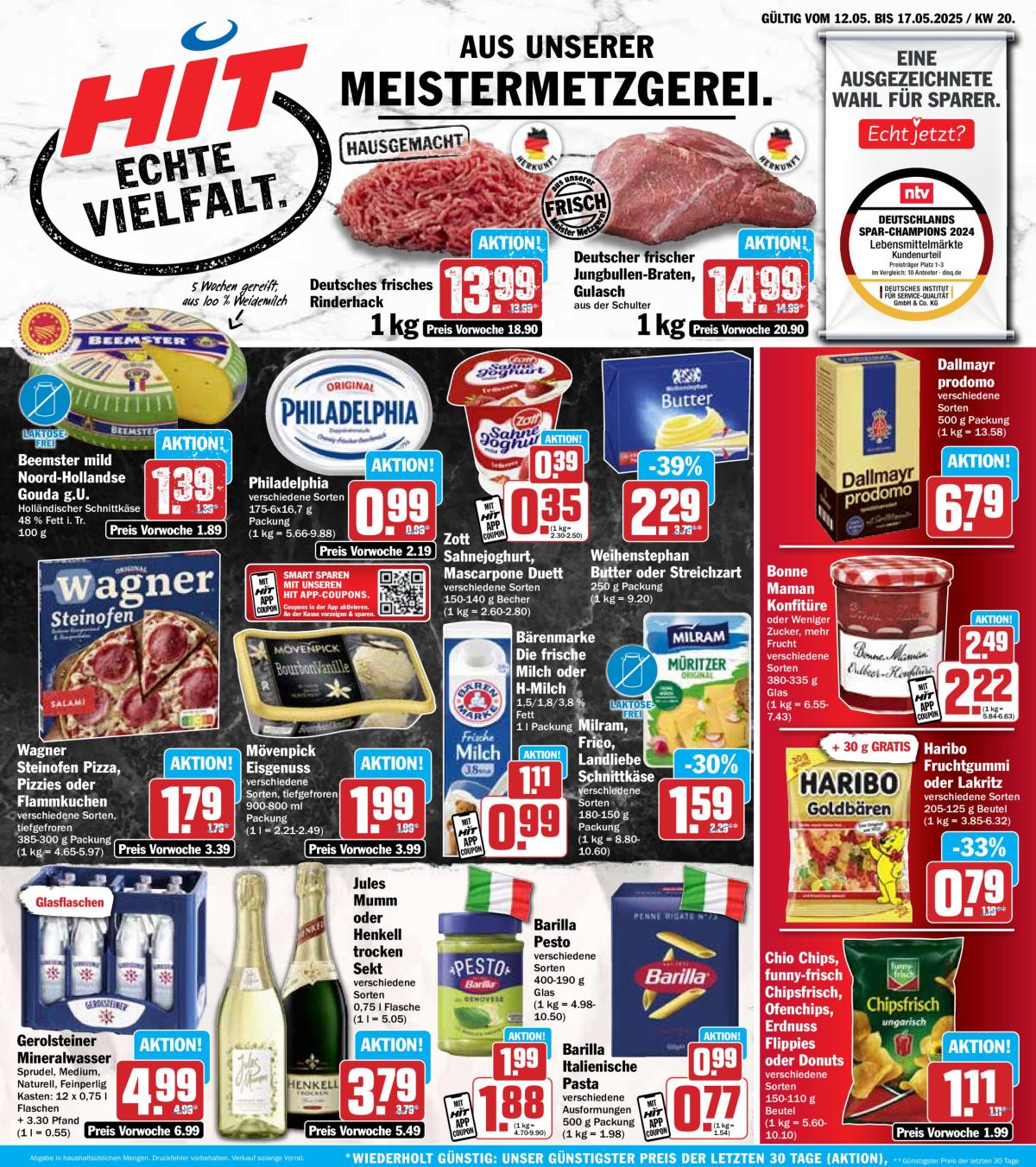 Hit-Prospekt gültig von 12.05. bis 17.05.
